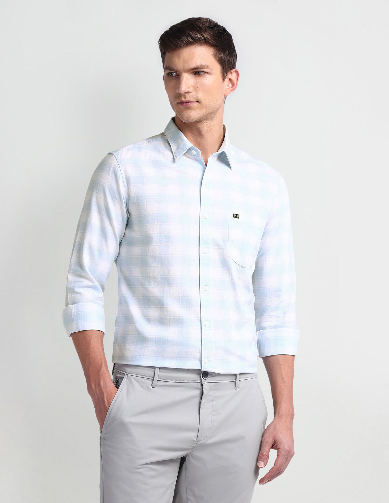 Arrow Sport Tartan Check Cotton Shirt