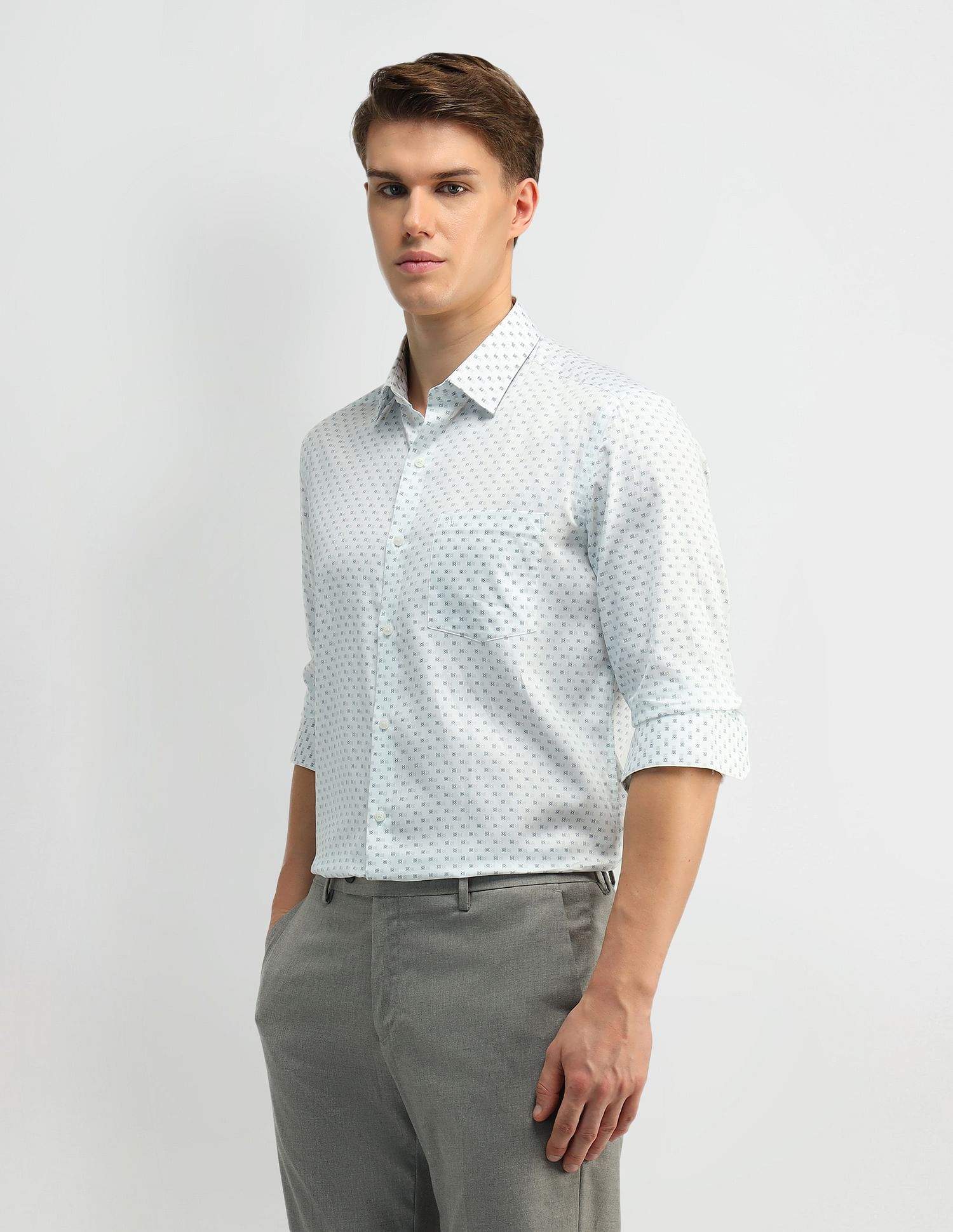 Arrow Manhattan Slim Cotton Shirt