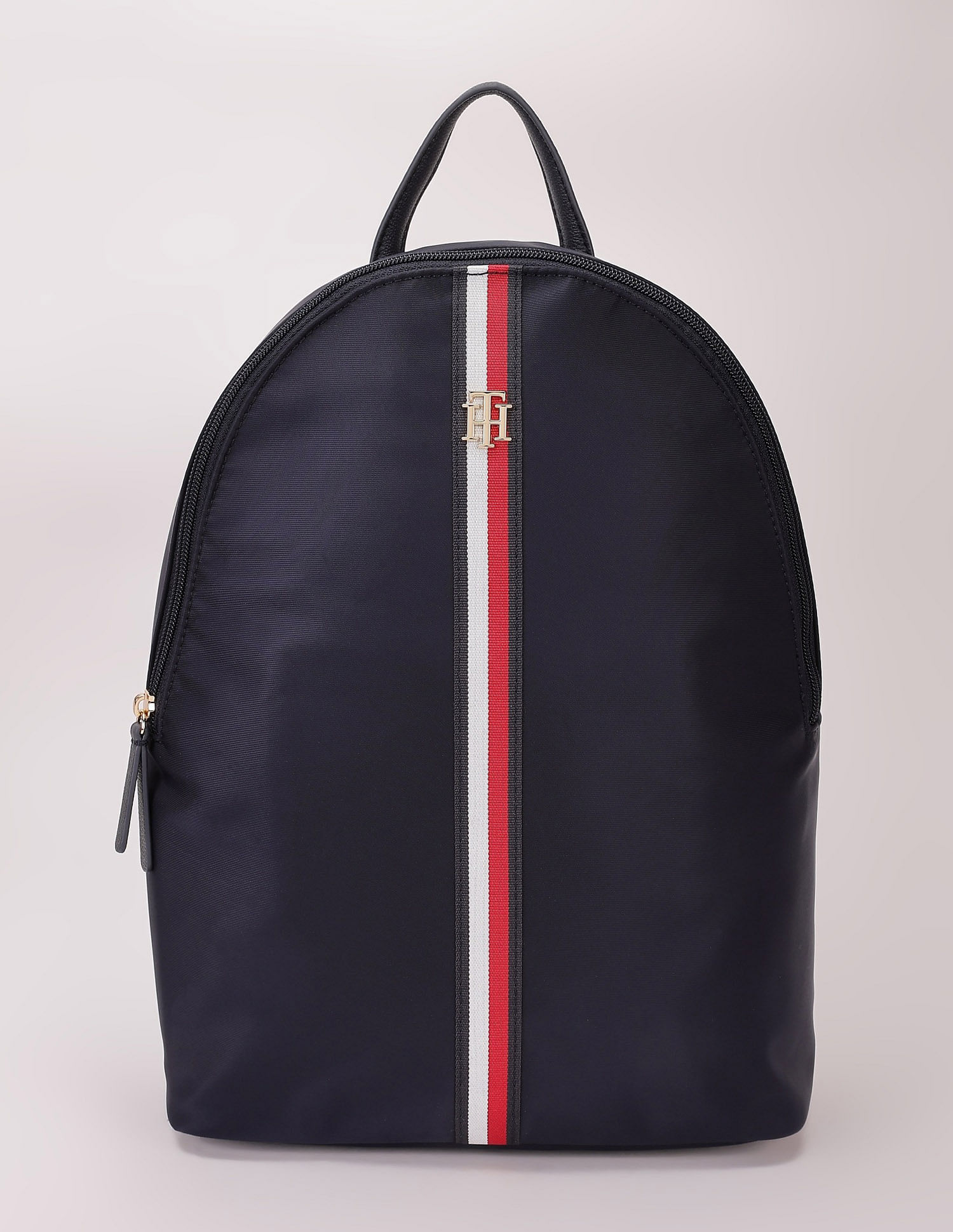Tommy Hilfiger Solid Blue Nylon Backpack