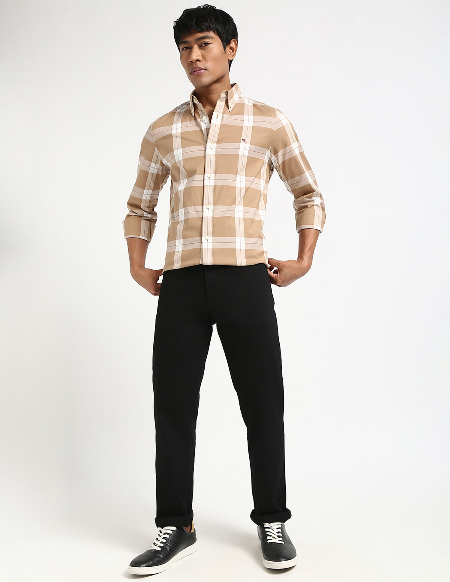 Tommy Hilfiger Harrington Poplin Plaid Shirt