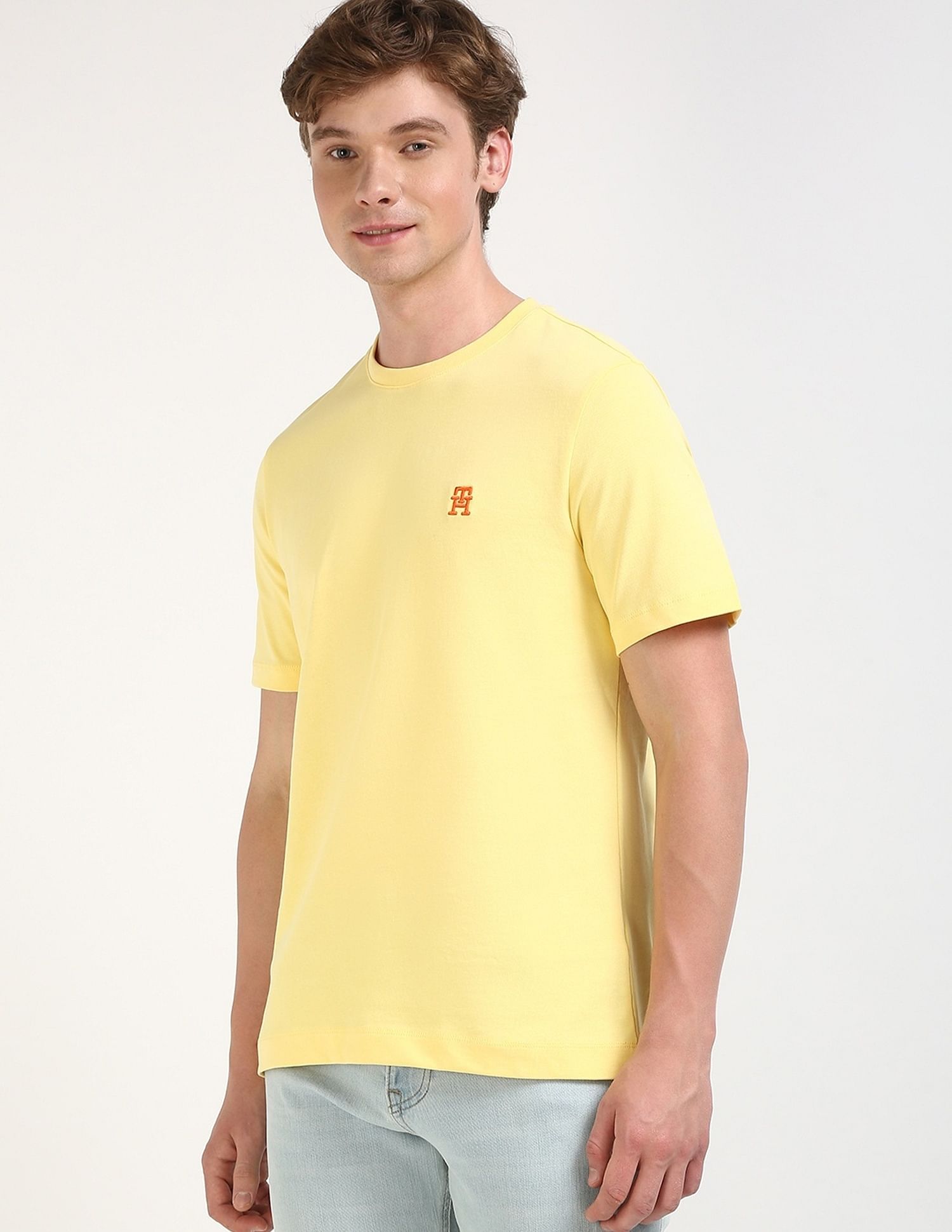 Tommy Hilfiger Solid Regular-Fit Cotton T-Shirt