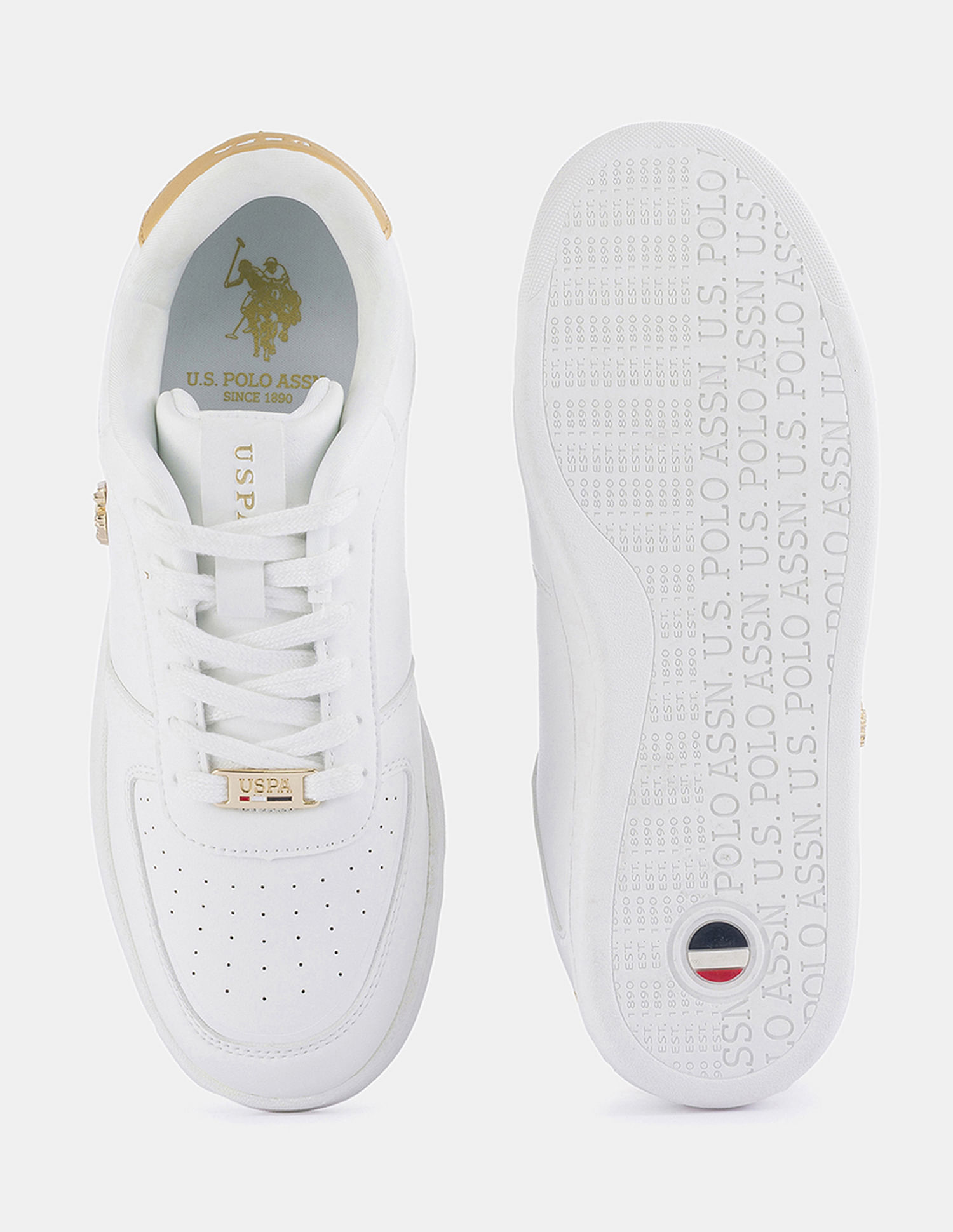 U.S. Polo Assn. Women Women Round Toe Solid Nyra 2.0 Sneakers
