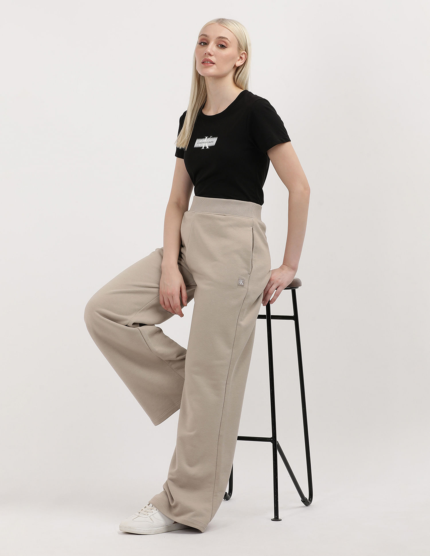 Calvin Klein Jeans Faded Monologo Slim T-Shirt