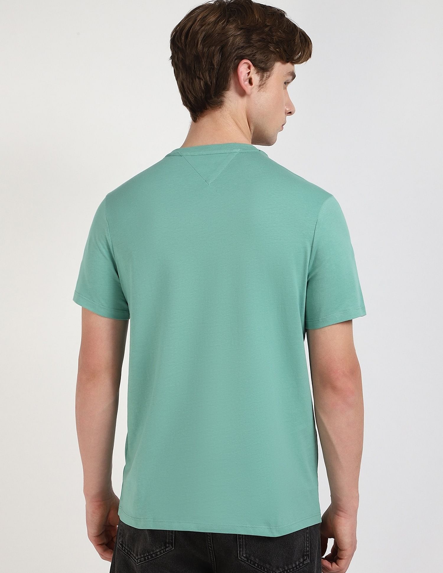 Tommy Hilfiger Solid Regular-Fit Cotton T-Shirt