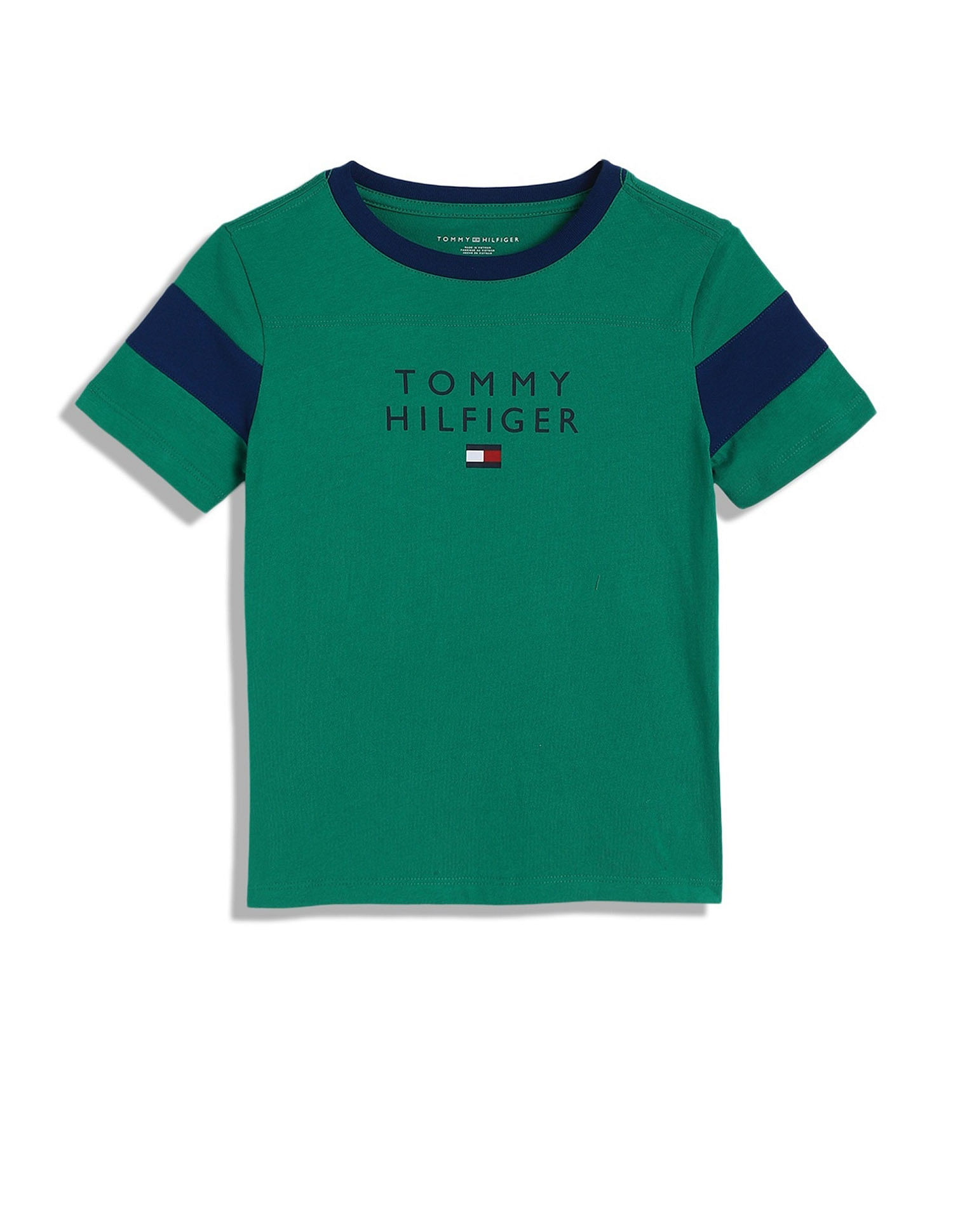 Tommy Hilfiger Kids Boys Logo Regular-Fit Cotton T-Shirt