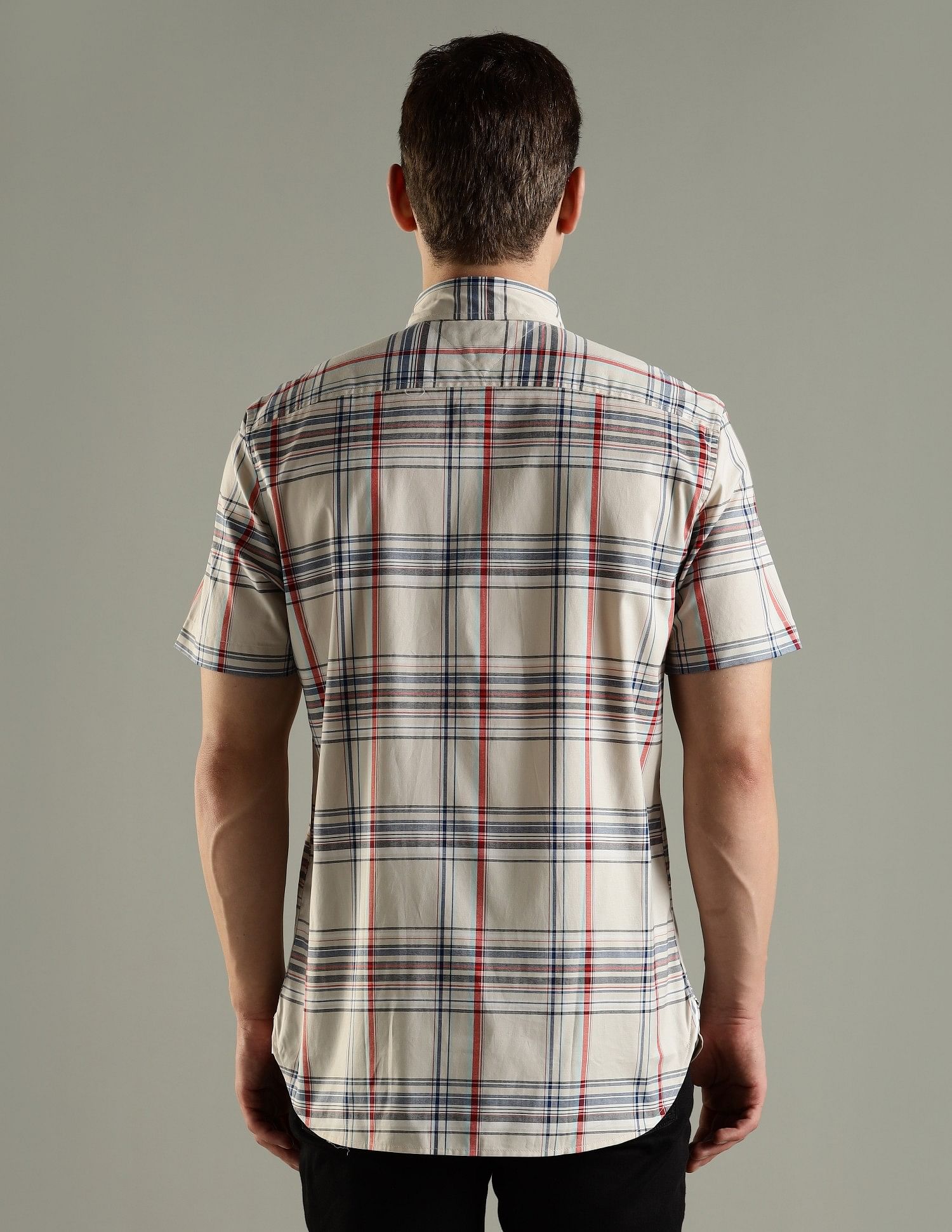 Tommy Hilfiger Checks Regular Fit Cotton Shirt