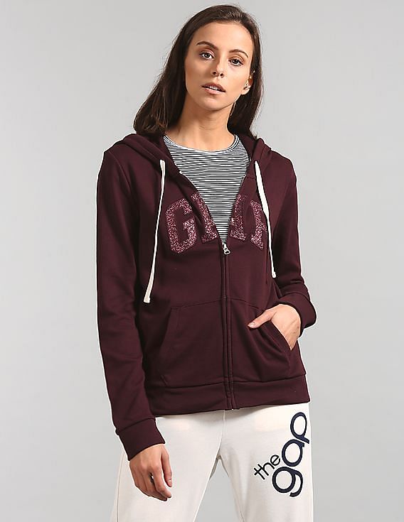 red hooded sweatshirt womens