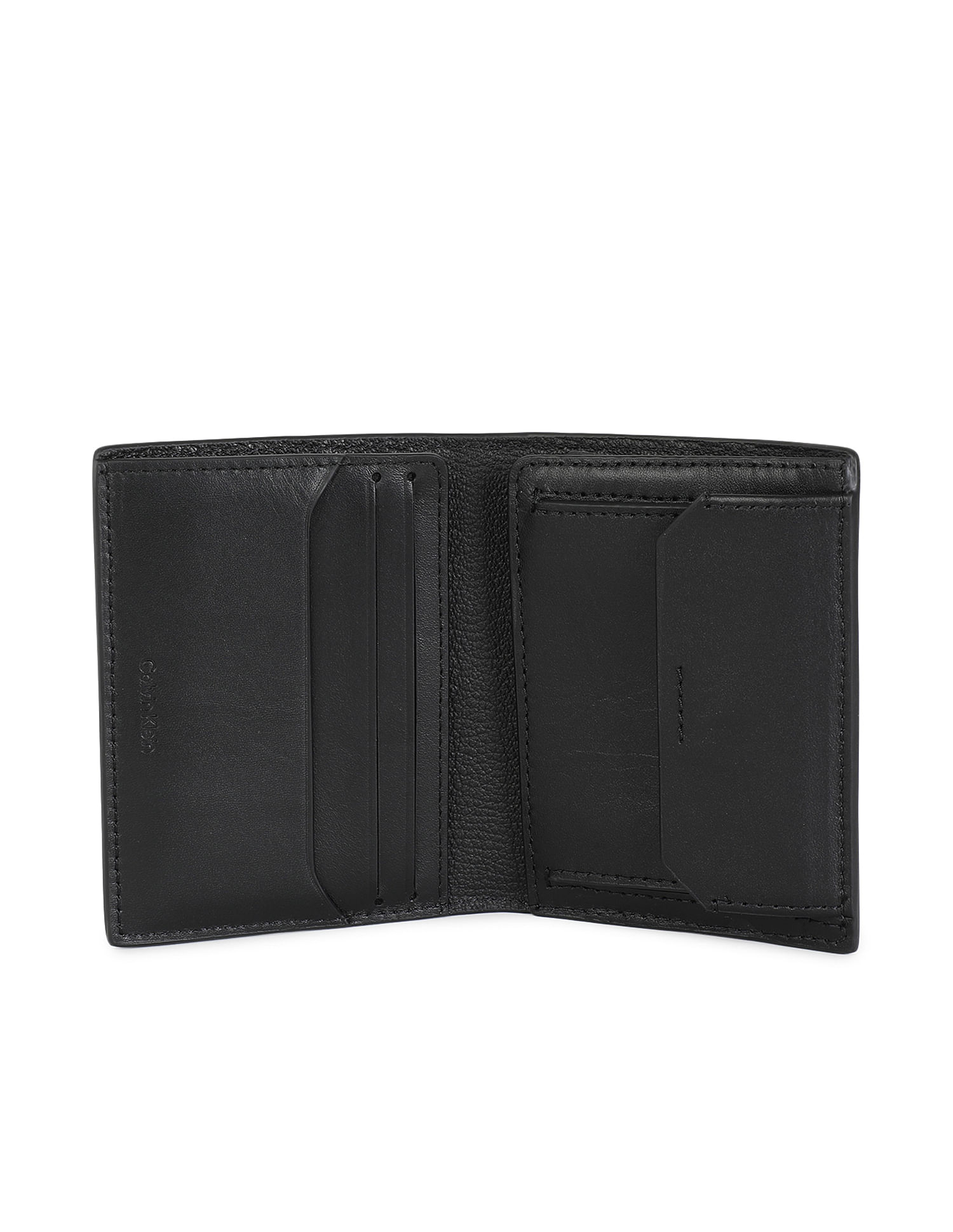 Calvin Klein Modern Plaque Bifold Textured Wallet