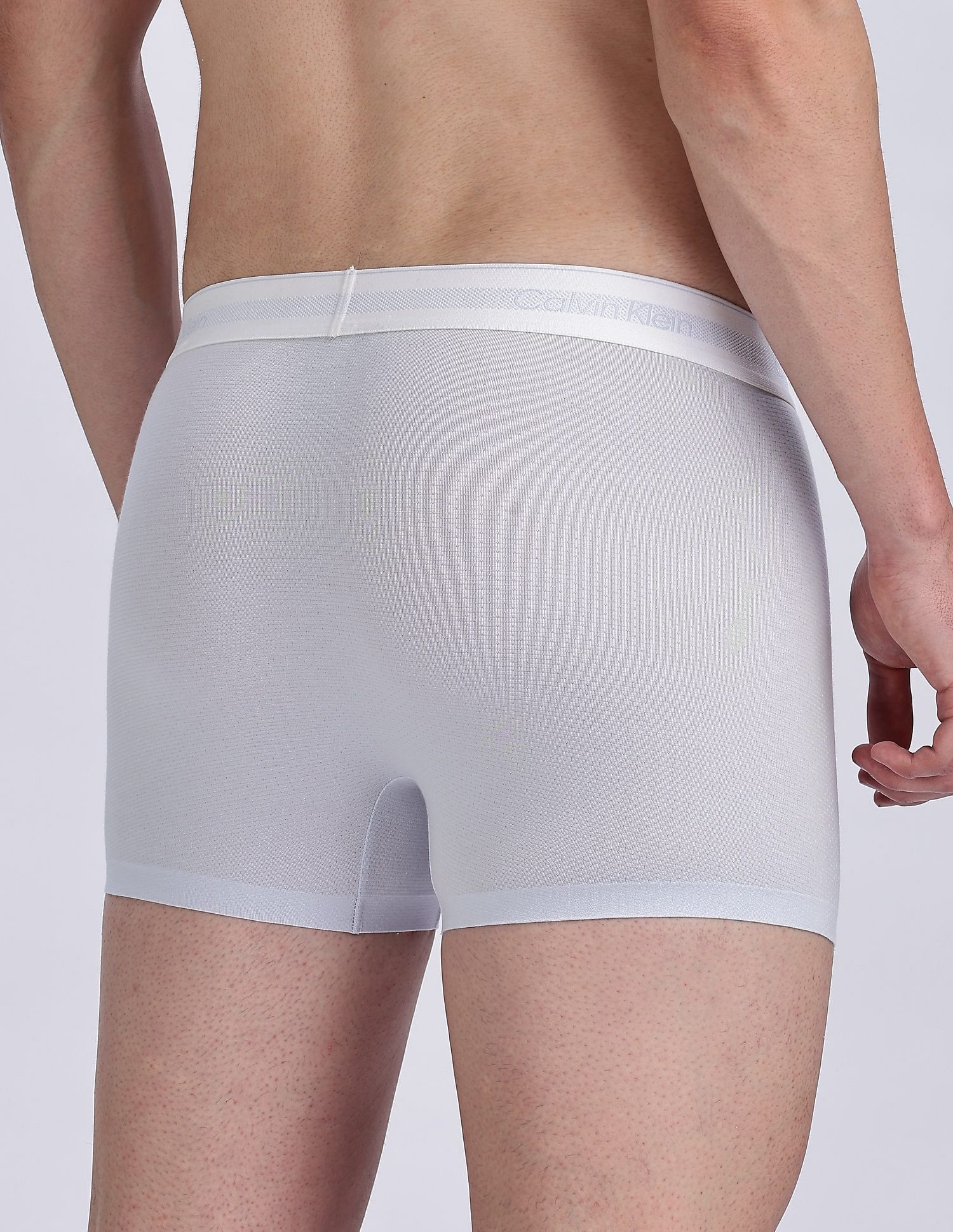 Calvin Klein Underwear Low Rise Solid Blue Trunks