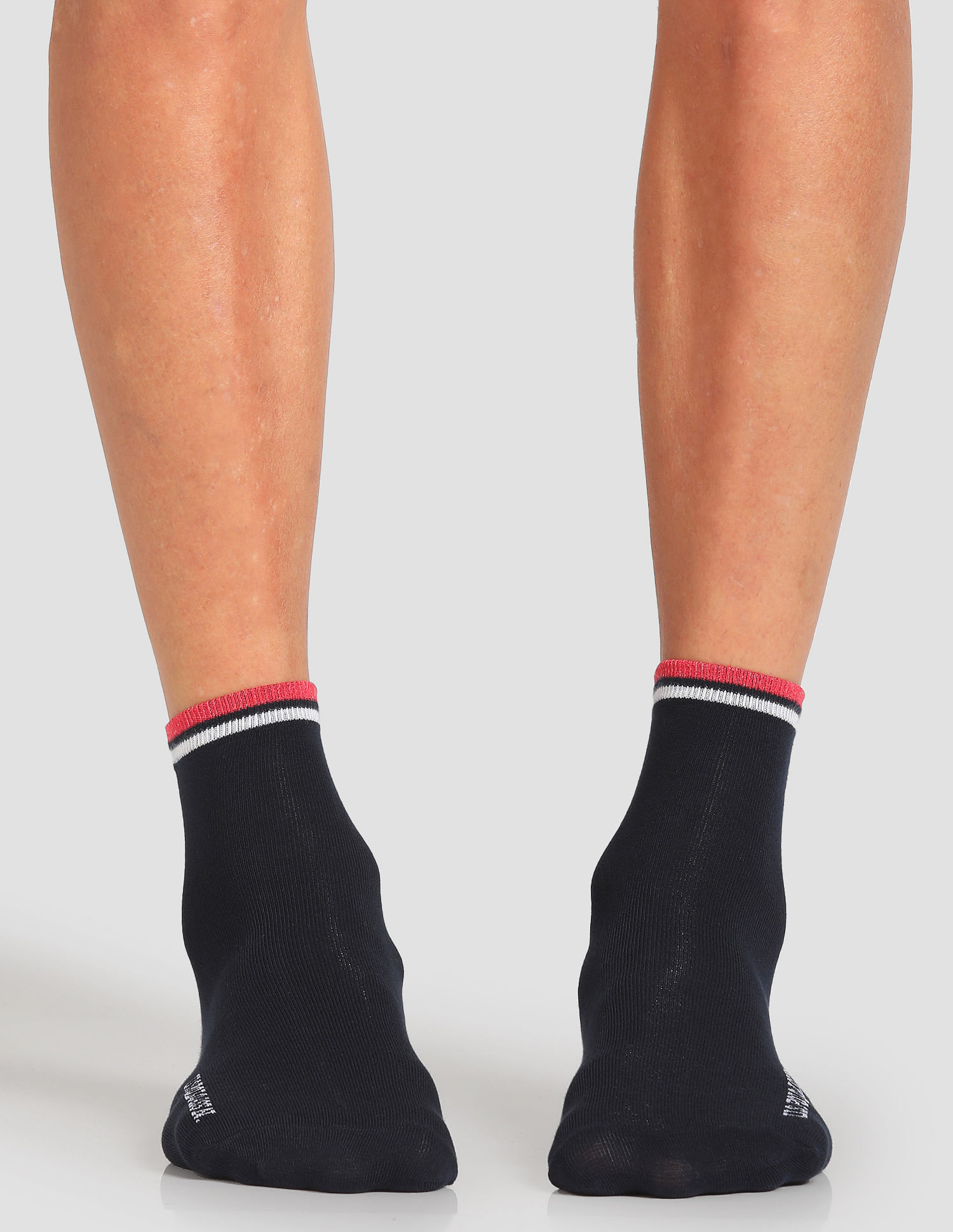 USPA Innerwear Ankle Length Stretch ES003 Socks - Pack Of 3