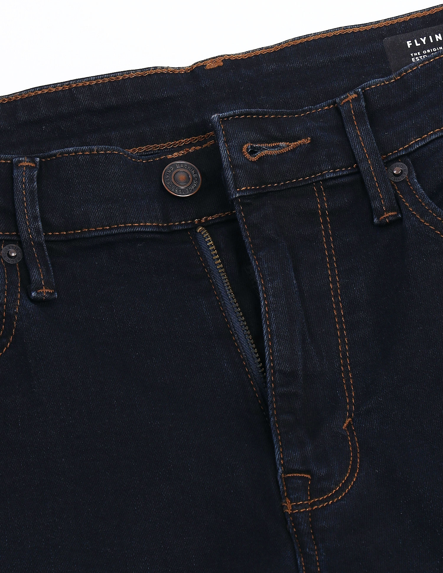 Flying Machine Mid Rise Freddie Slim Straight Fit Jeans