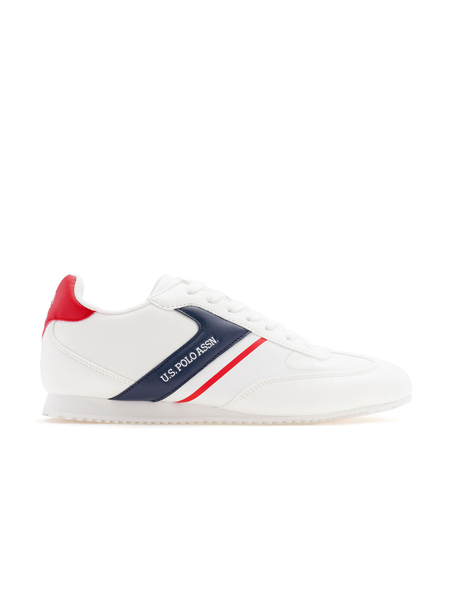 U.S. Polo Assn. Men Adler 3.0 Off White Retro Sneakers