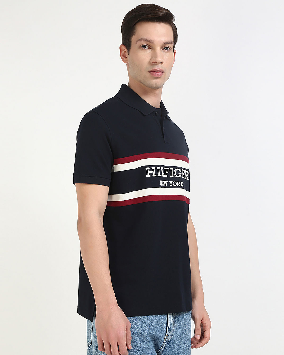 Tommy Hilfiger Printed Regular Fit Polo Shirt