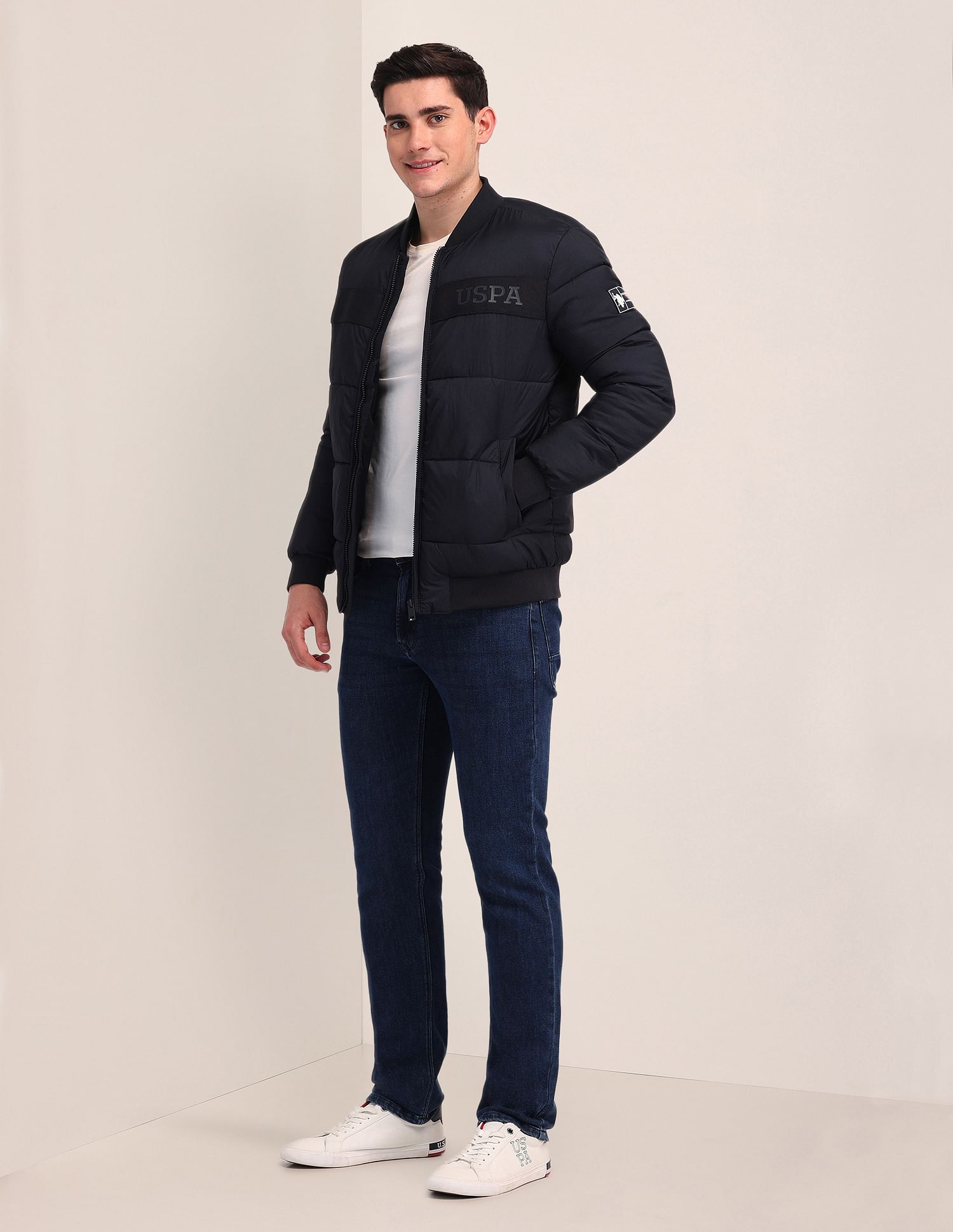U.S. Polo Assn. USJCKS0710 NAVY Mens Jackets