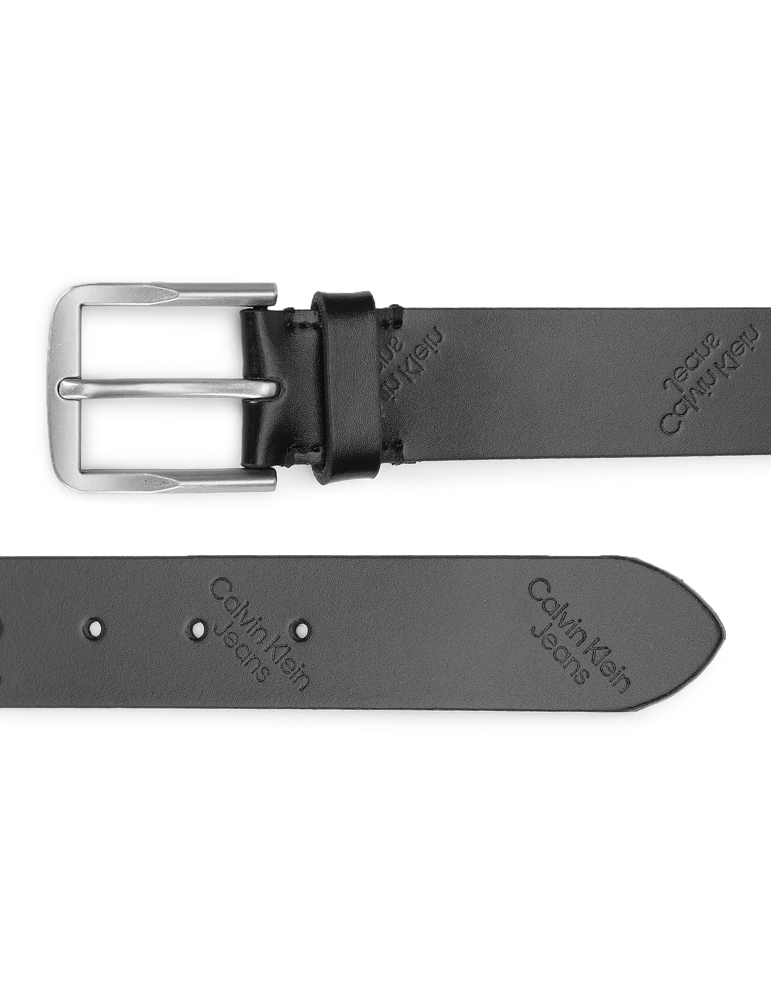 Calvin Klein Leather Deboss Classic Belt