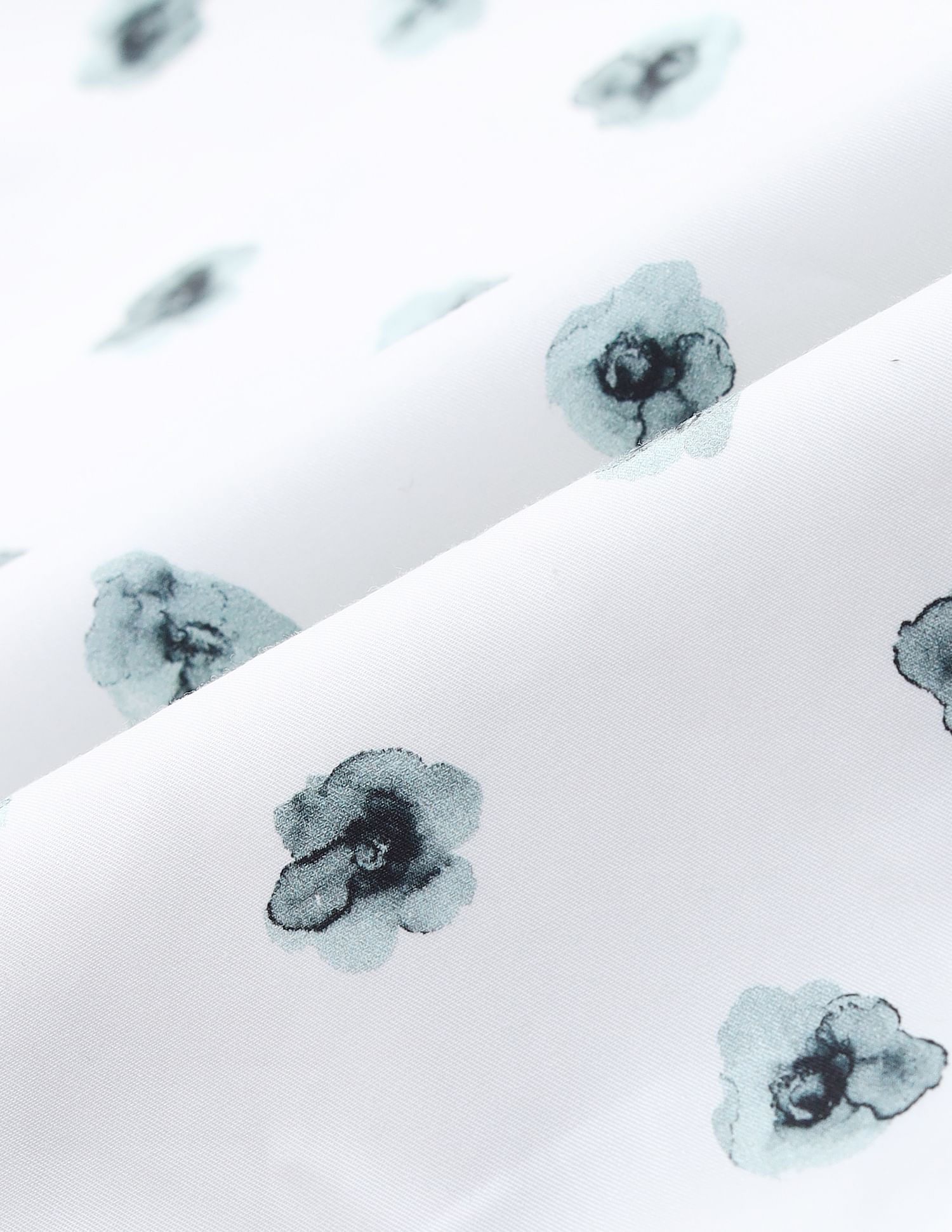 Flying Machine Printed Satin Slim Fit Shirt