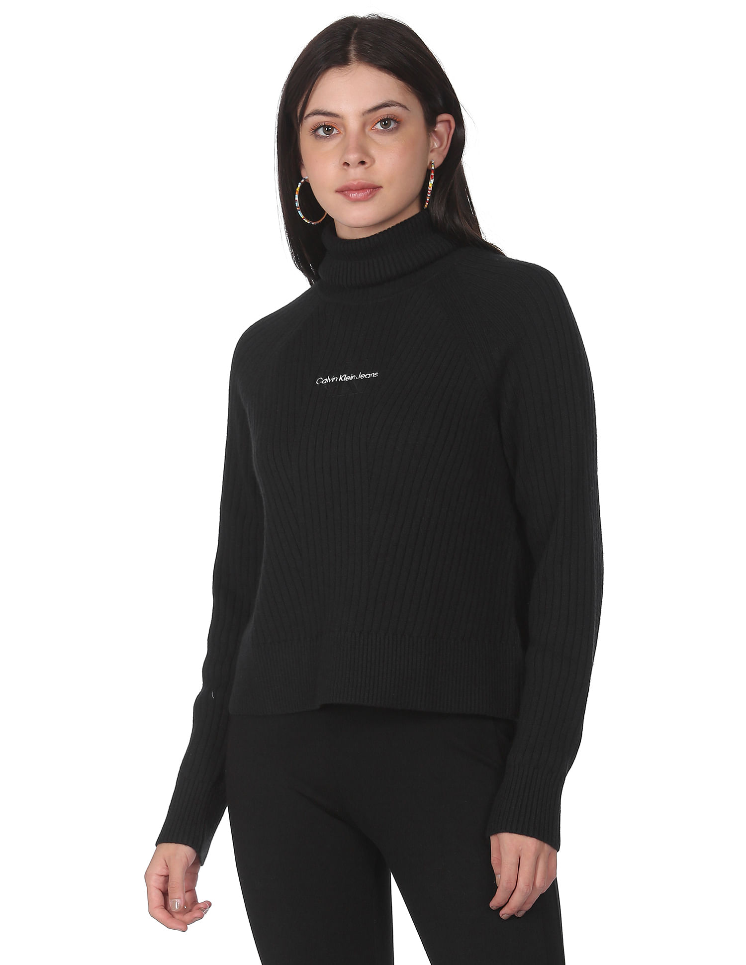 Calvin klein sale turtleneck sweater women's