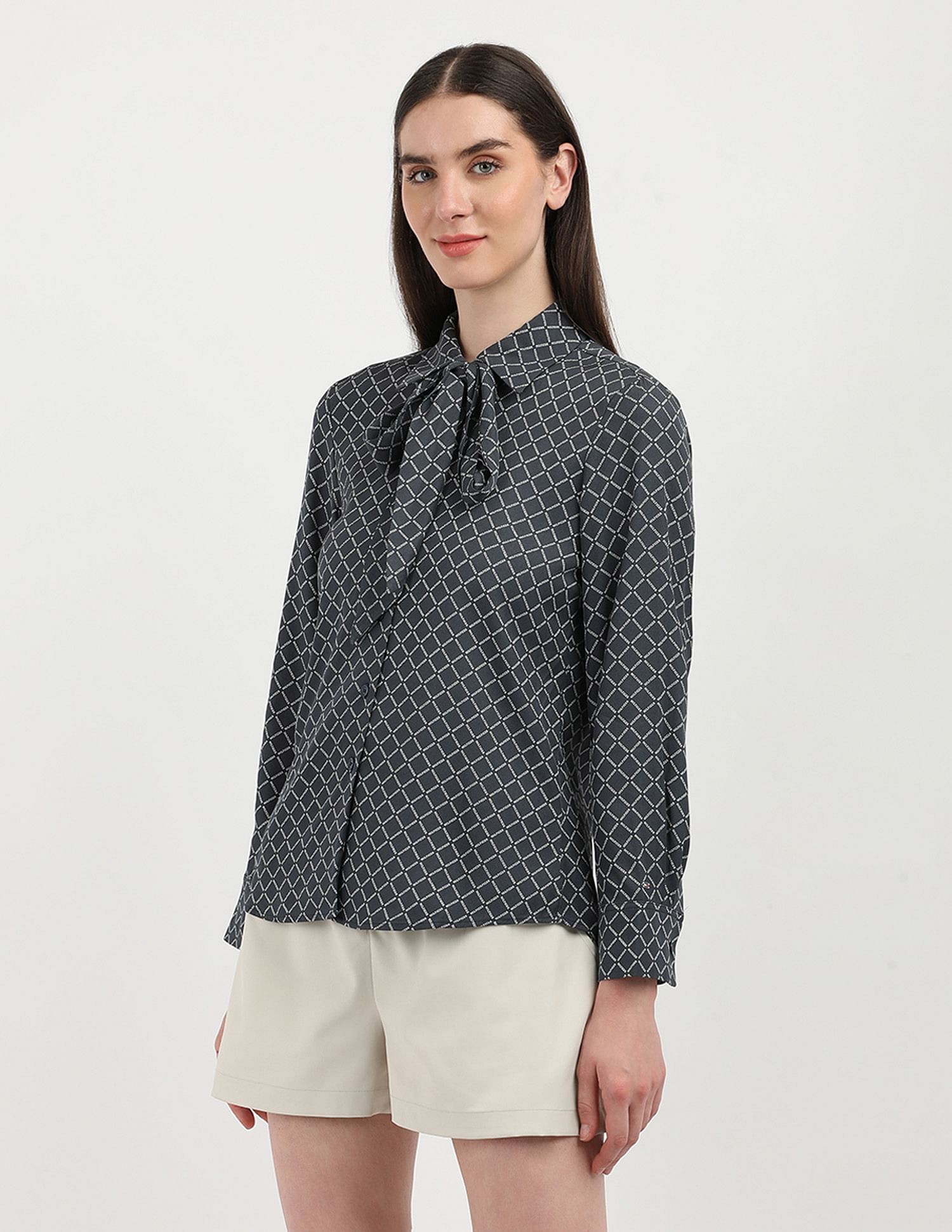 Tommy Hilfiger Regular Fit Geometric Printed Shirt