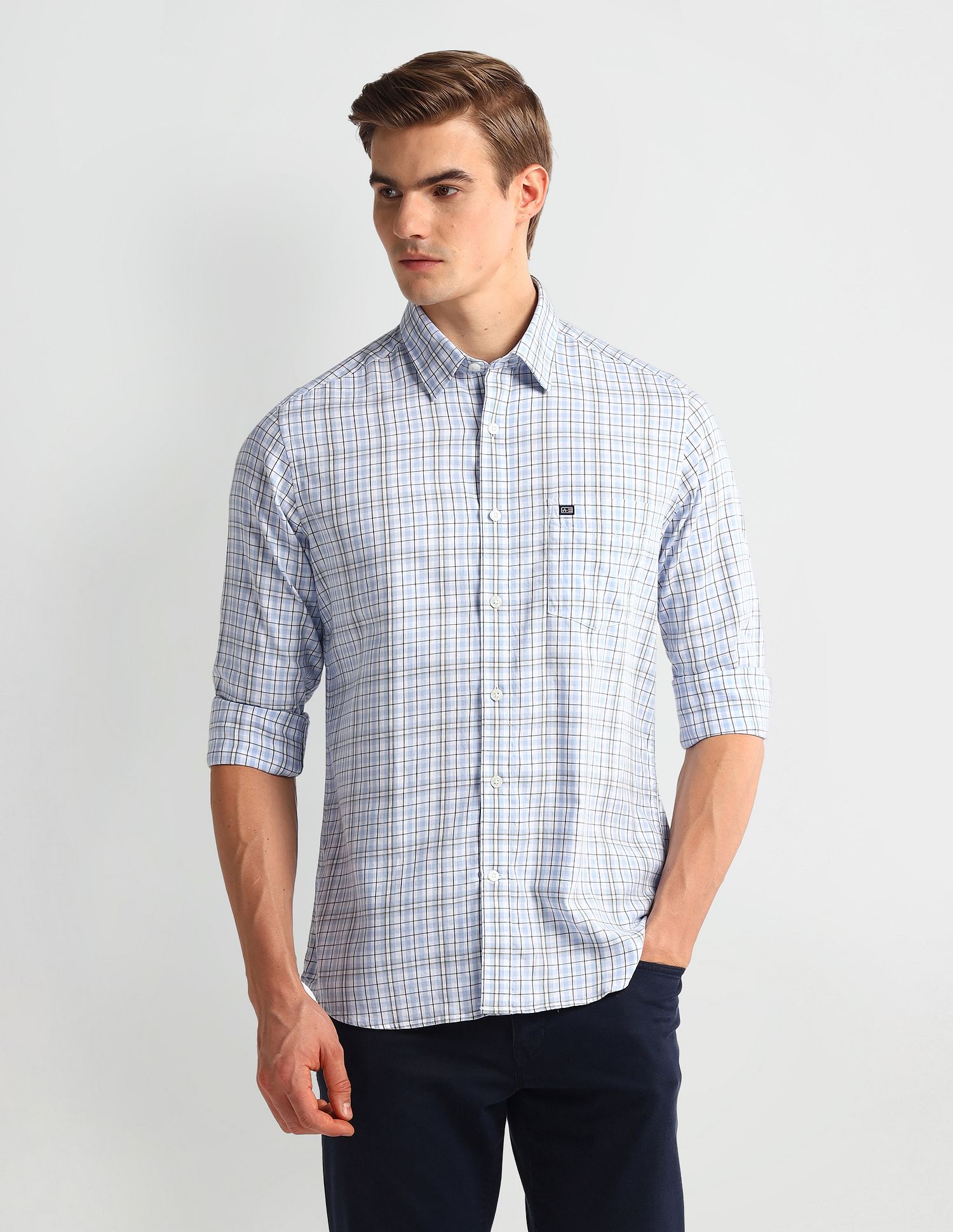 Arrow Sport Tartan Check Cotton Shirt