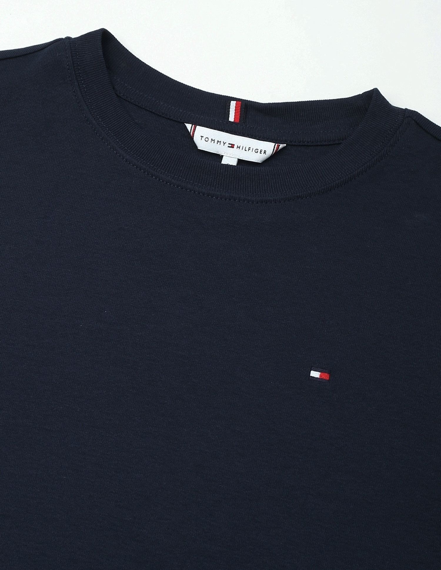Tommy Hilfiger Solid Slim-Fit Cotton T-Shirt