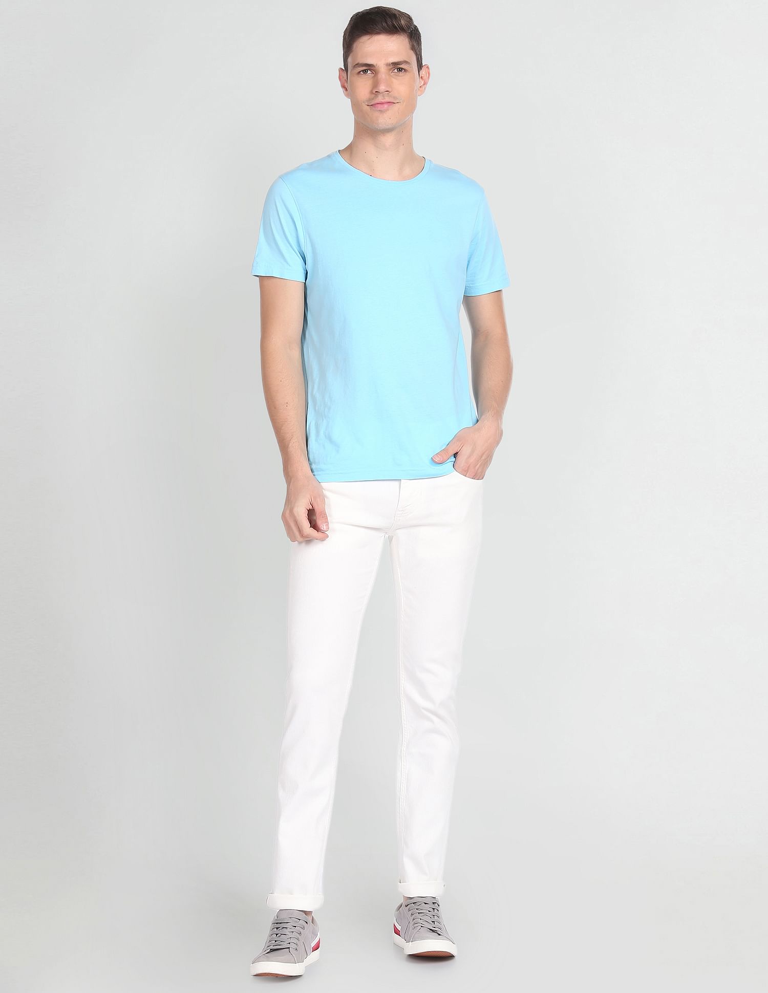 U.S. Polo Assn. Denim Co. Regallo Skinny Fit White Jeans