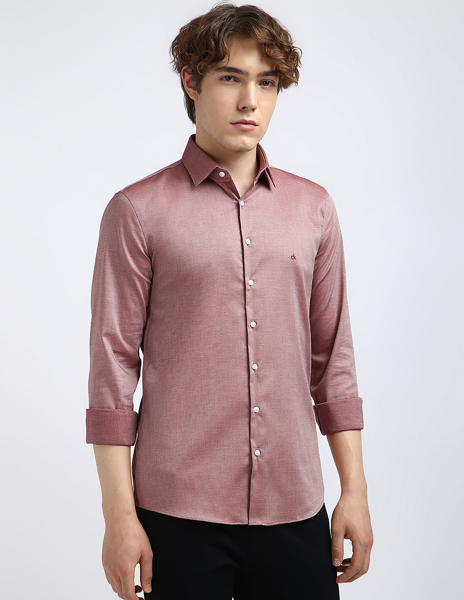 Calvin Klein Jeans Iron Pattern Slim Fit Shirt