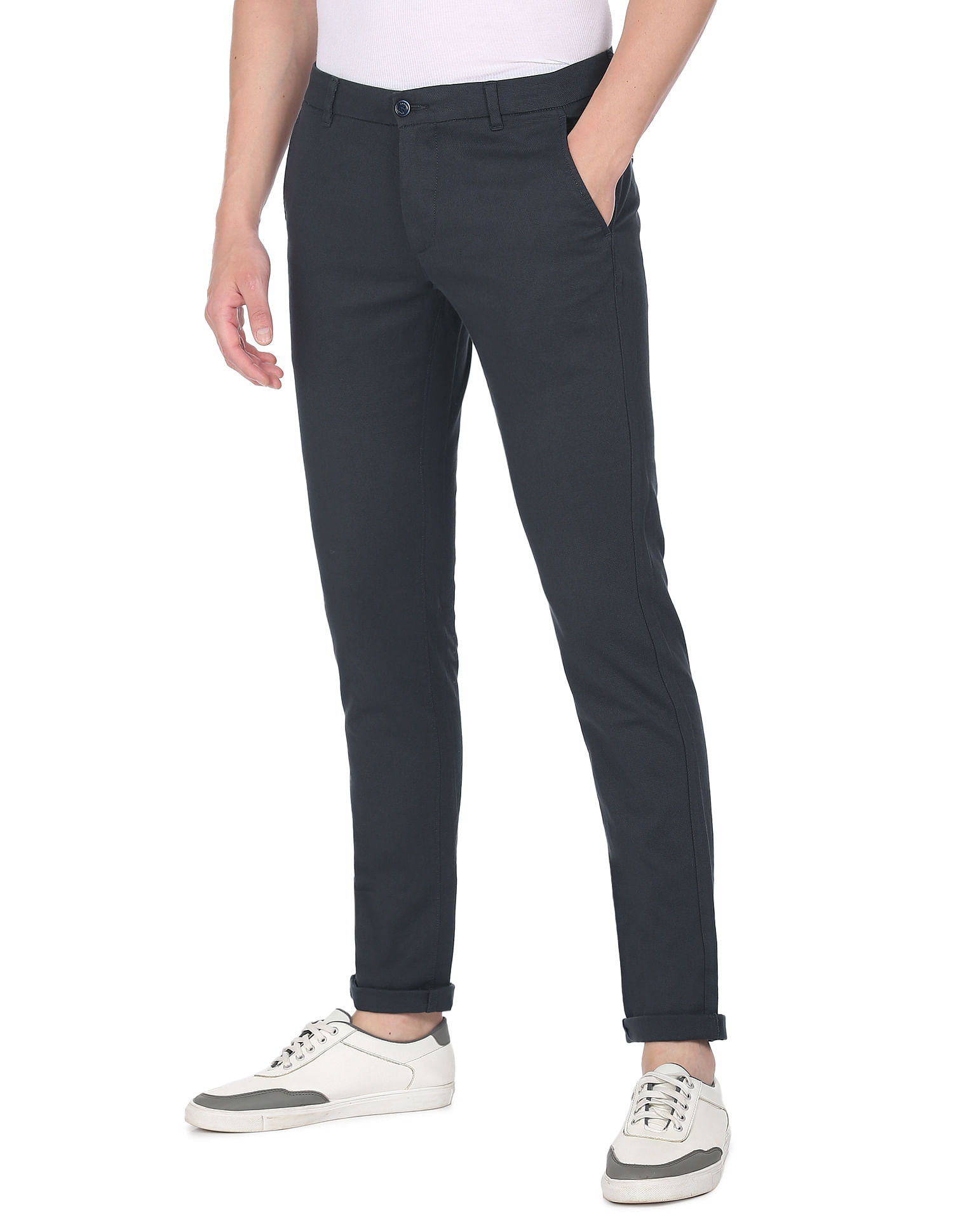 Casual Ease Iced Grey Men's Pants – Thevasa
