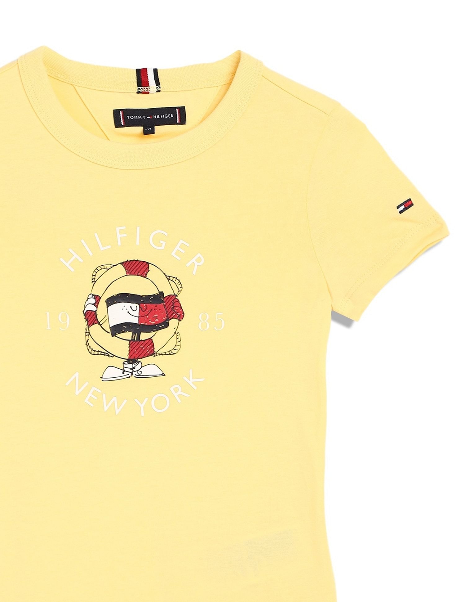Tommy Hilfiger Kids Boys Graphic Regular-Fit Cotton T-Shirt