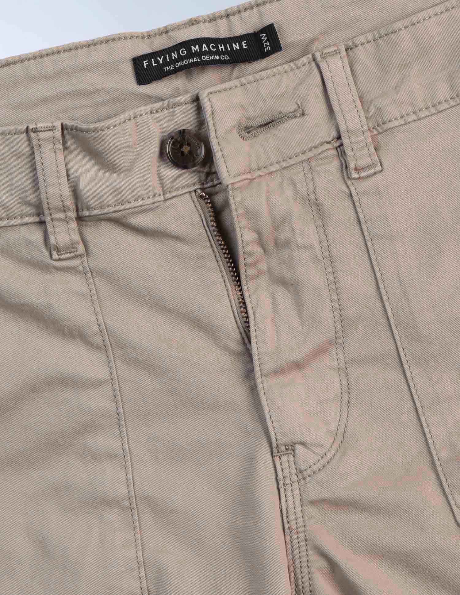 Flying Machine Relaxed Tapered Fit Twill Cargo