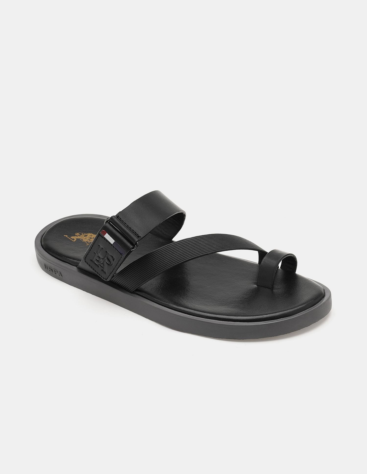 U.S. Polo Assn. Men Buckle Strap Javi Sandals
