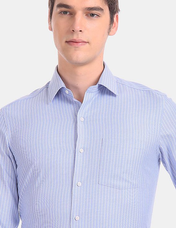 Arrow Vertical Stripe Cotton Formal Shirt