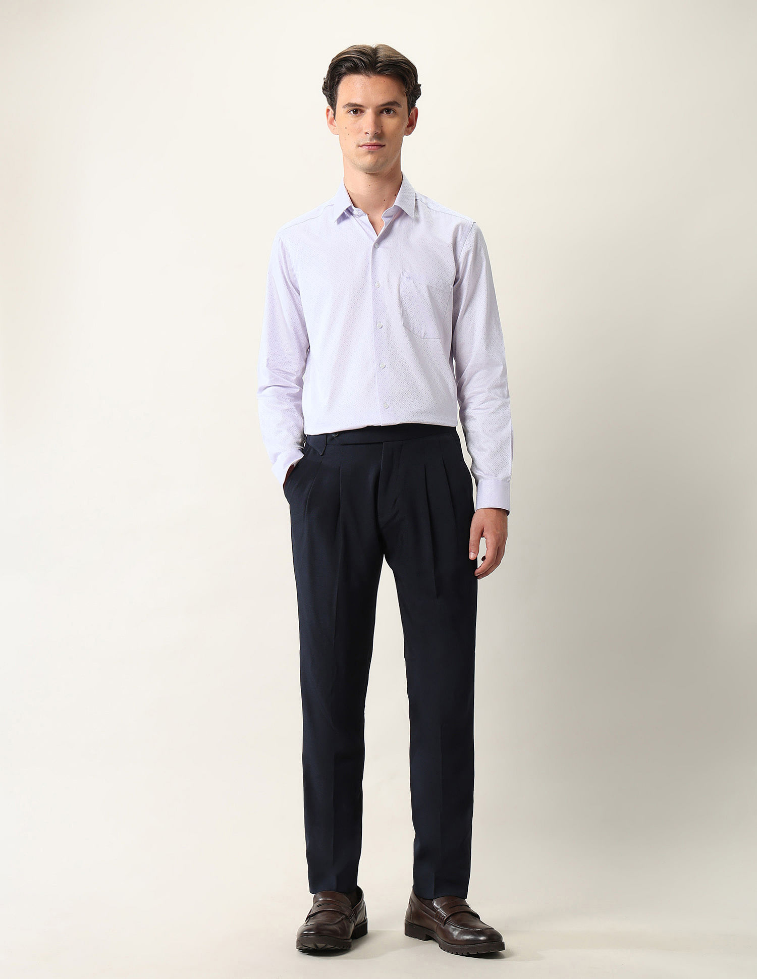 Arrow Manhattan Slim Fit Pure Cotton Ceremonial Shirt