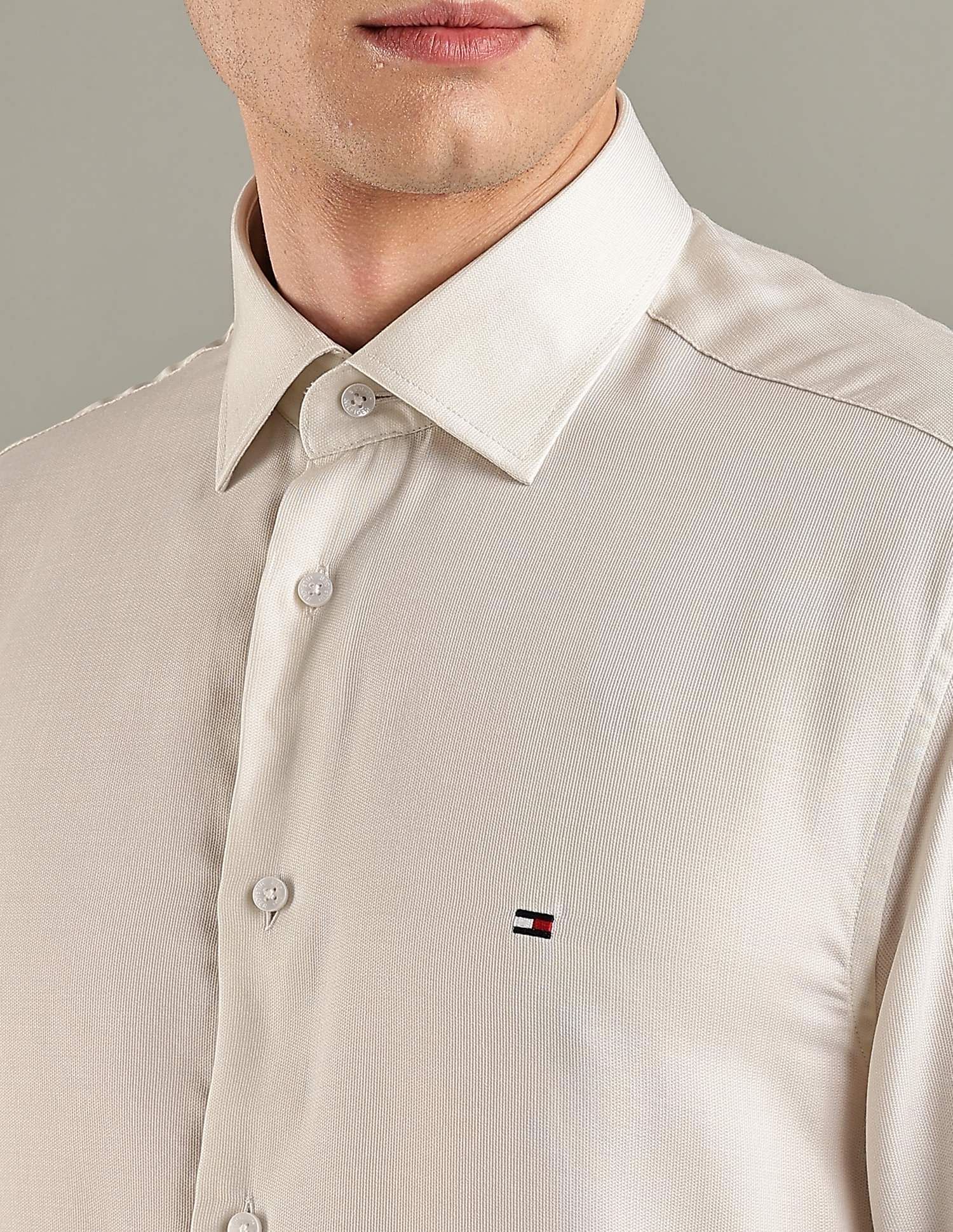 Tommy Hilfiger Solid Regular-Fit Tencel Woven Shirt