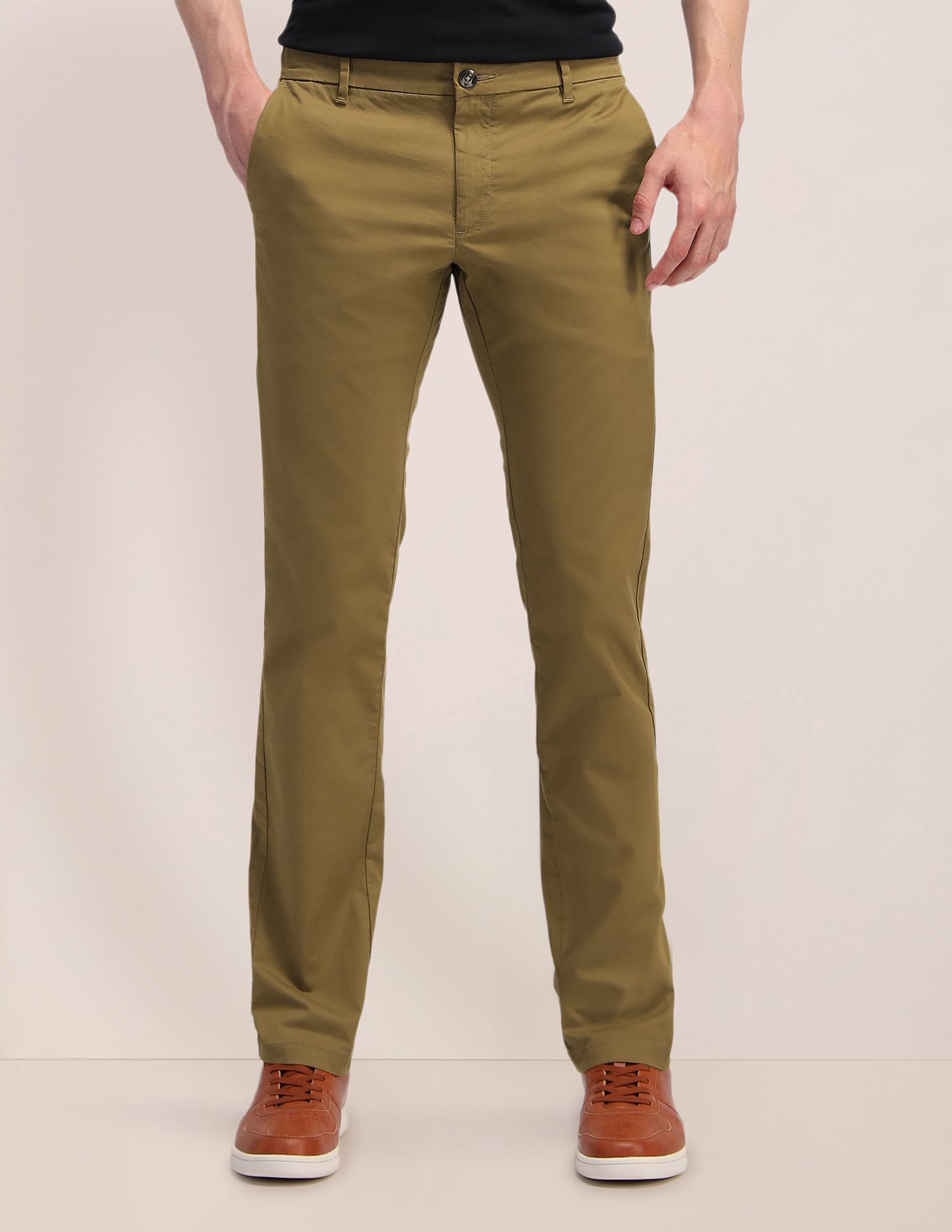 U.S. Polo Assn. Denver Slim Fit Mid Rise Trousers
