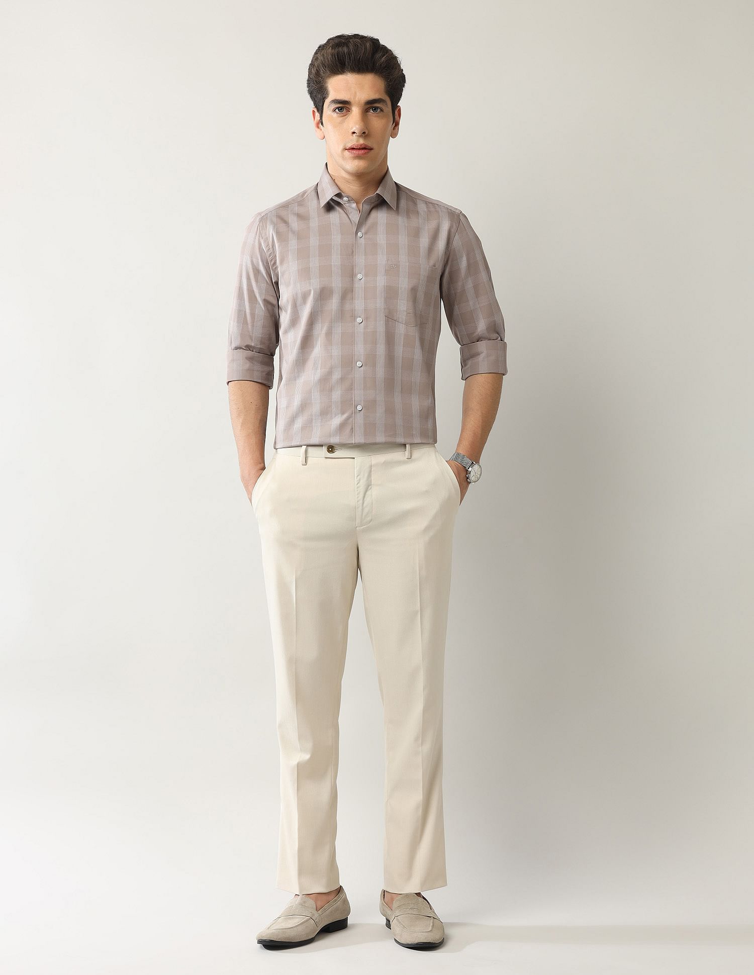 Arrow Geometric Printed Dobby Shirt