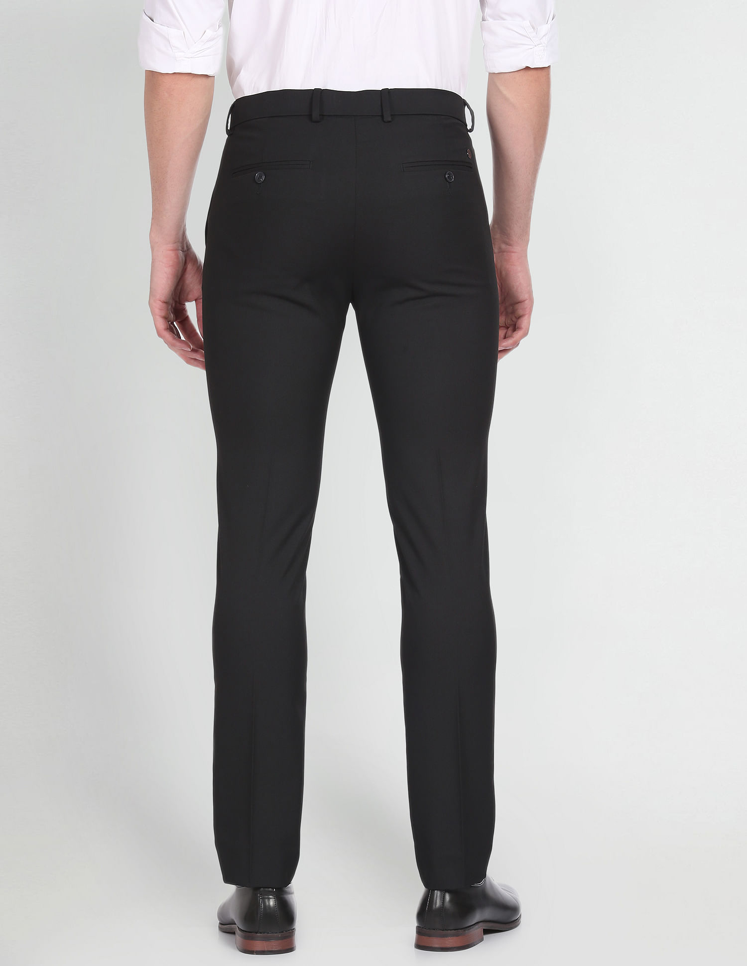 Arrow Newyork Jackson Super Slim Solid Trousers