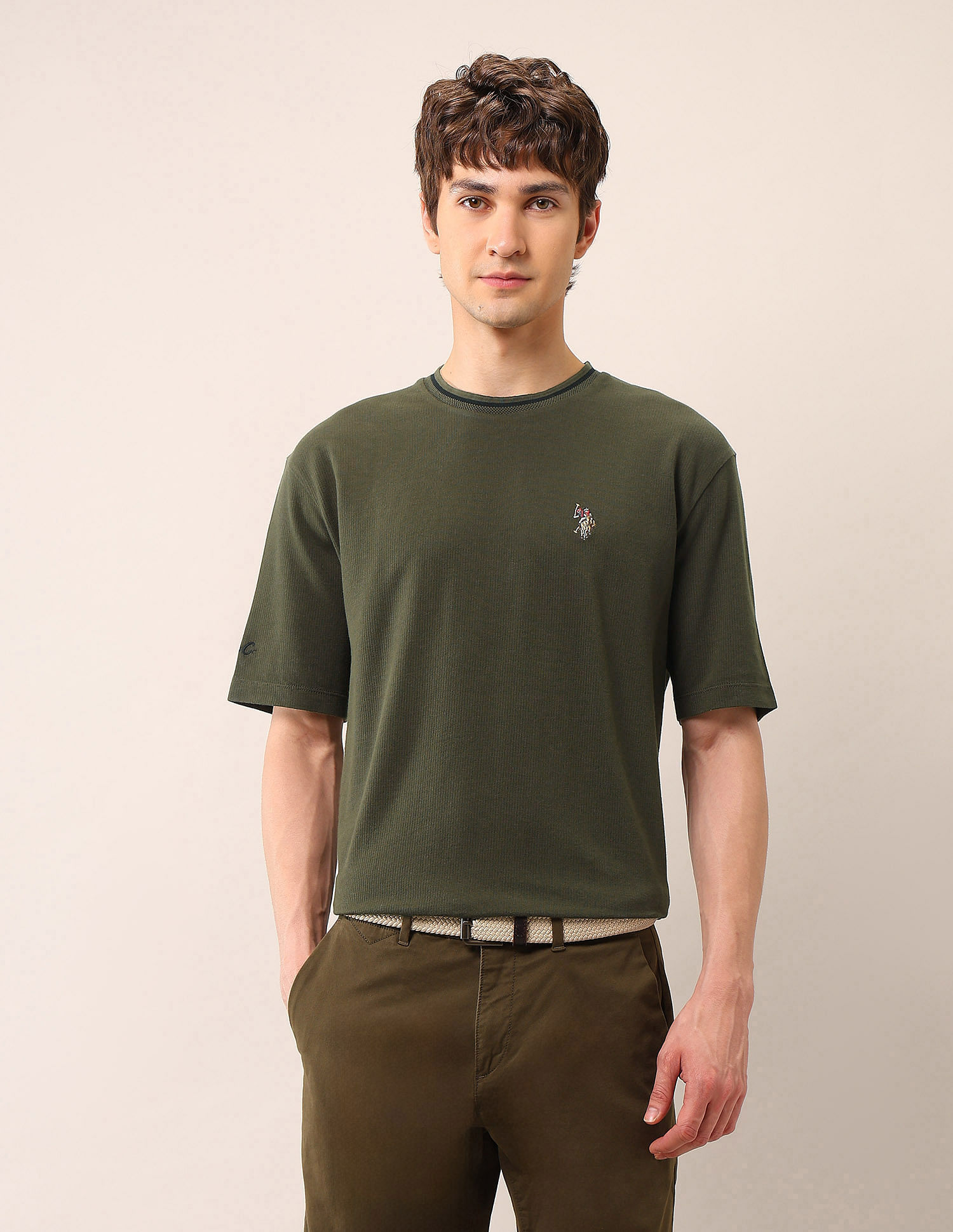 U.S. Polo Assn. Denim Co. Oversized Fit Pure Cotton T-Shirt