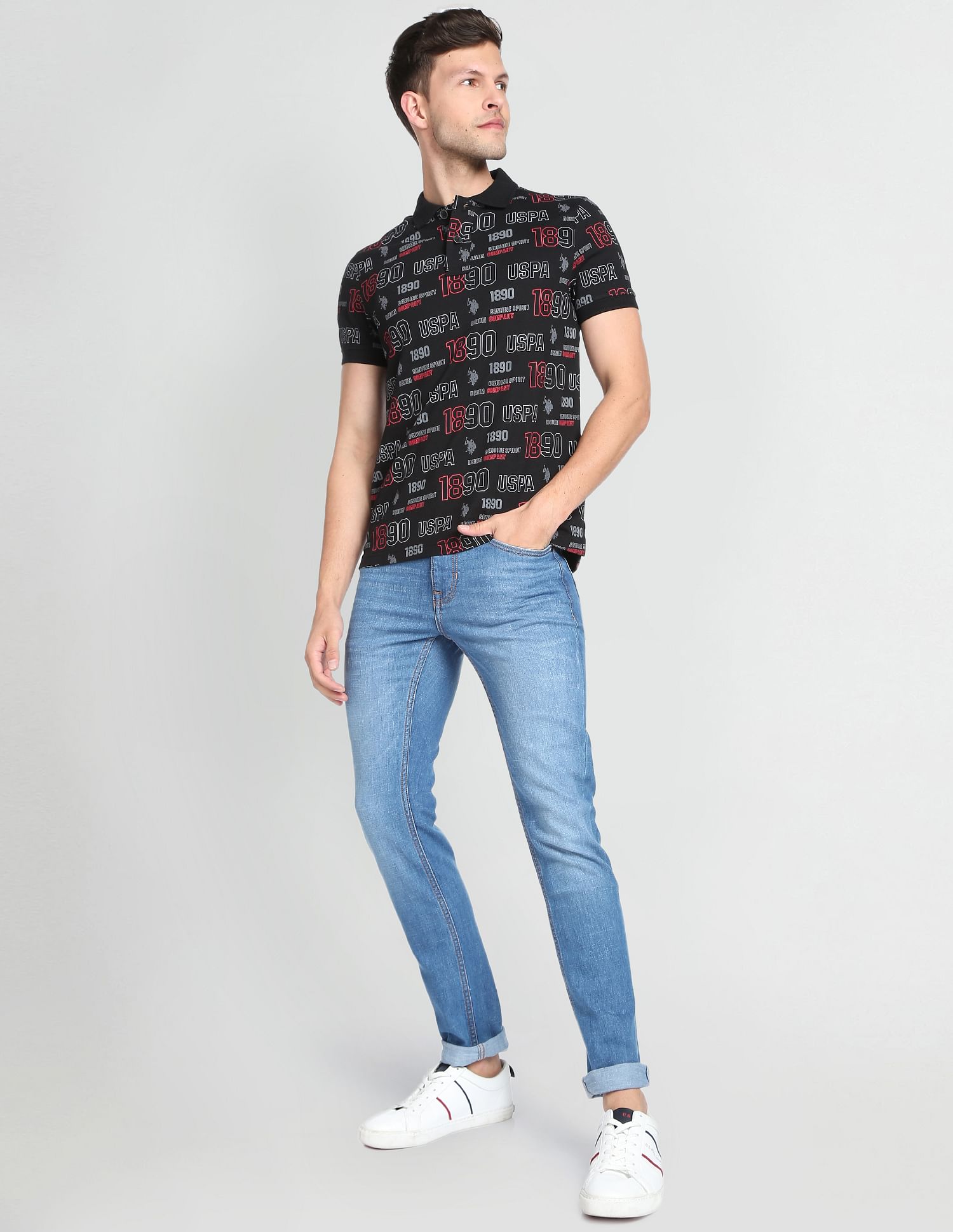 U.S. Polo Assn. Denim Co. Regallo Skinny Fit Blue Jeans