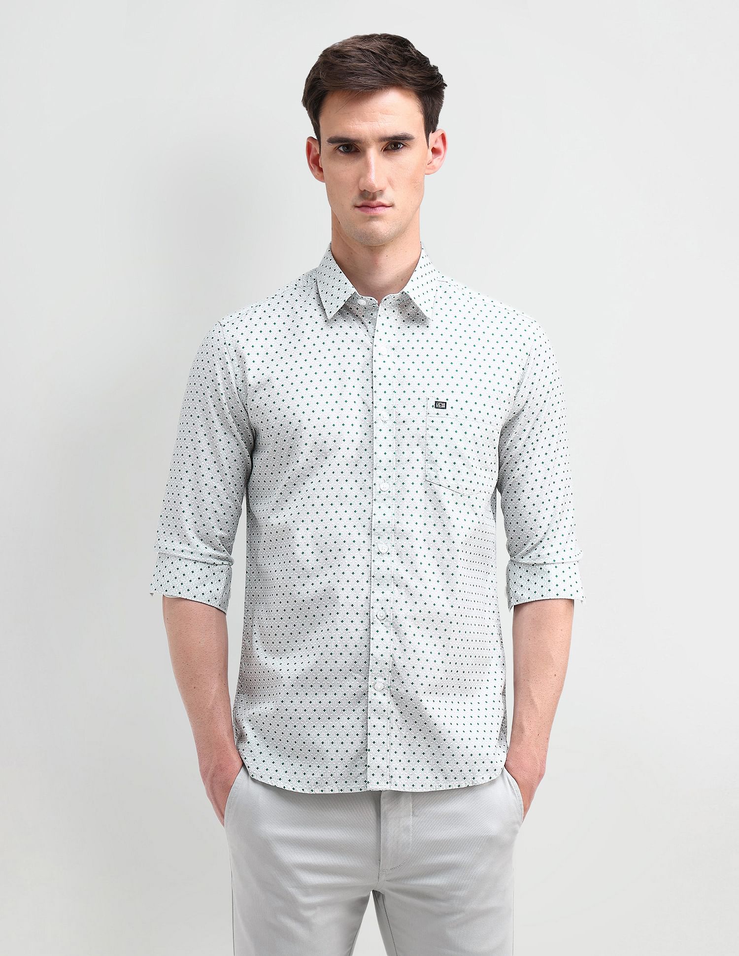 Arrow Sport Manhattan Slim Fit Dobby Shirt