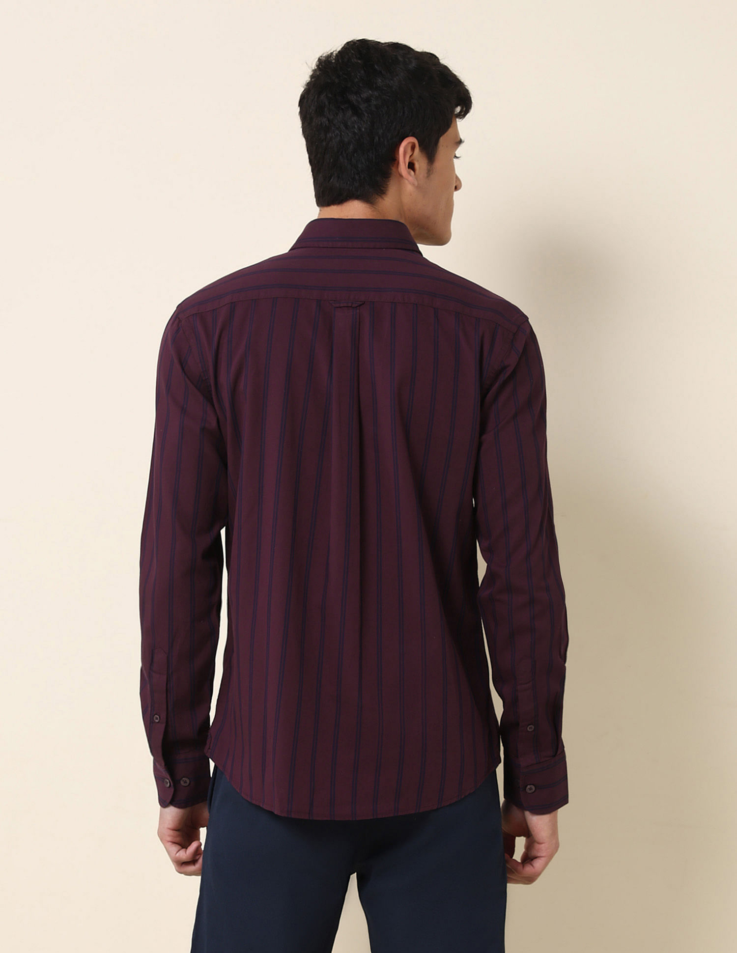 U.S. Polo Assn. Vertical Striped Tailored Fit Shirt