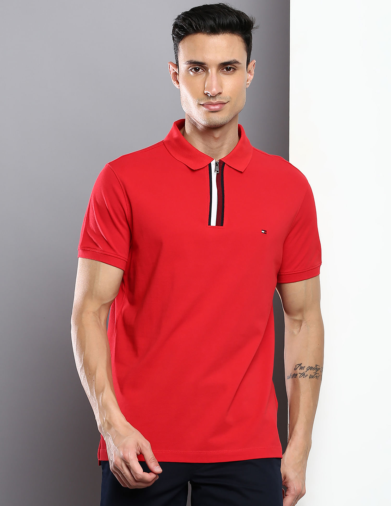 Tommy Hilfiger Organic Cotton Solid Polo Shirt