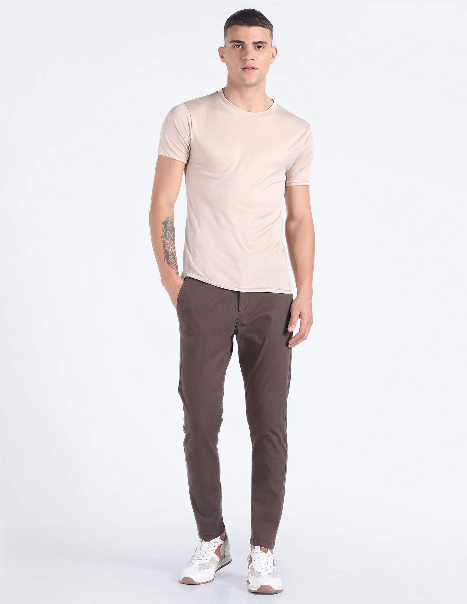 Flying Machine Solid Twill Trousers