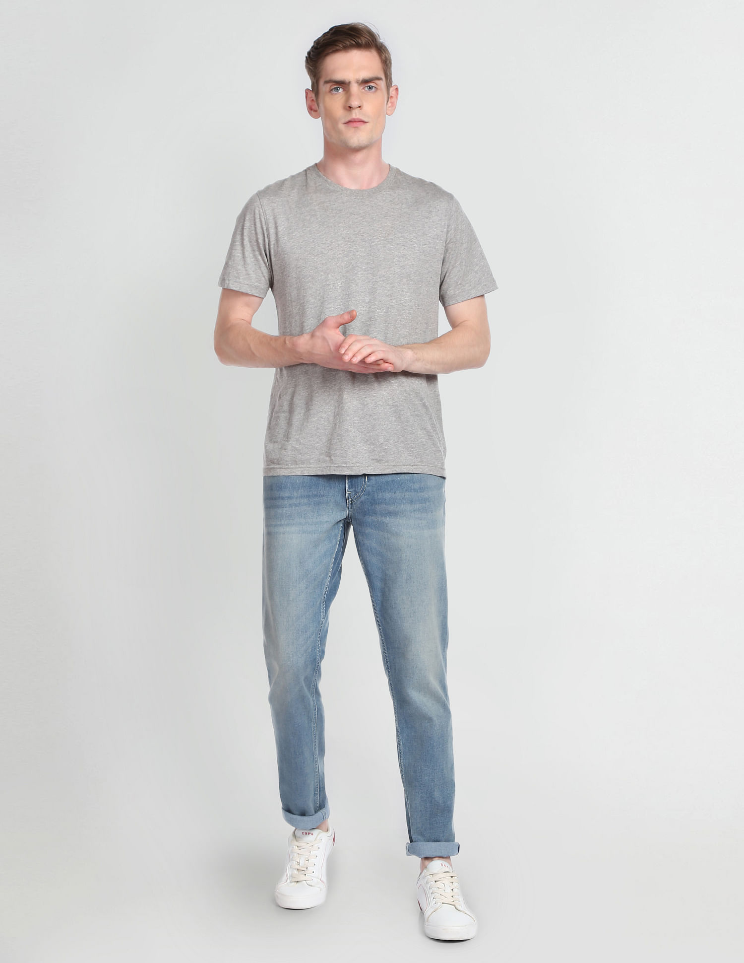 U.S. Polo Assn. Denim Co. Brandon Slim Tapered Fit Blue Jeans