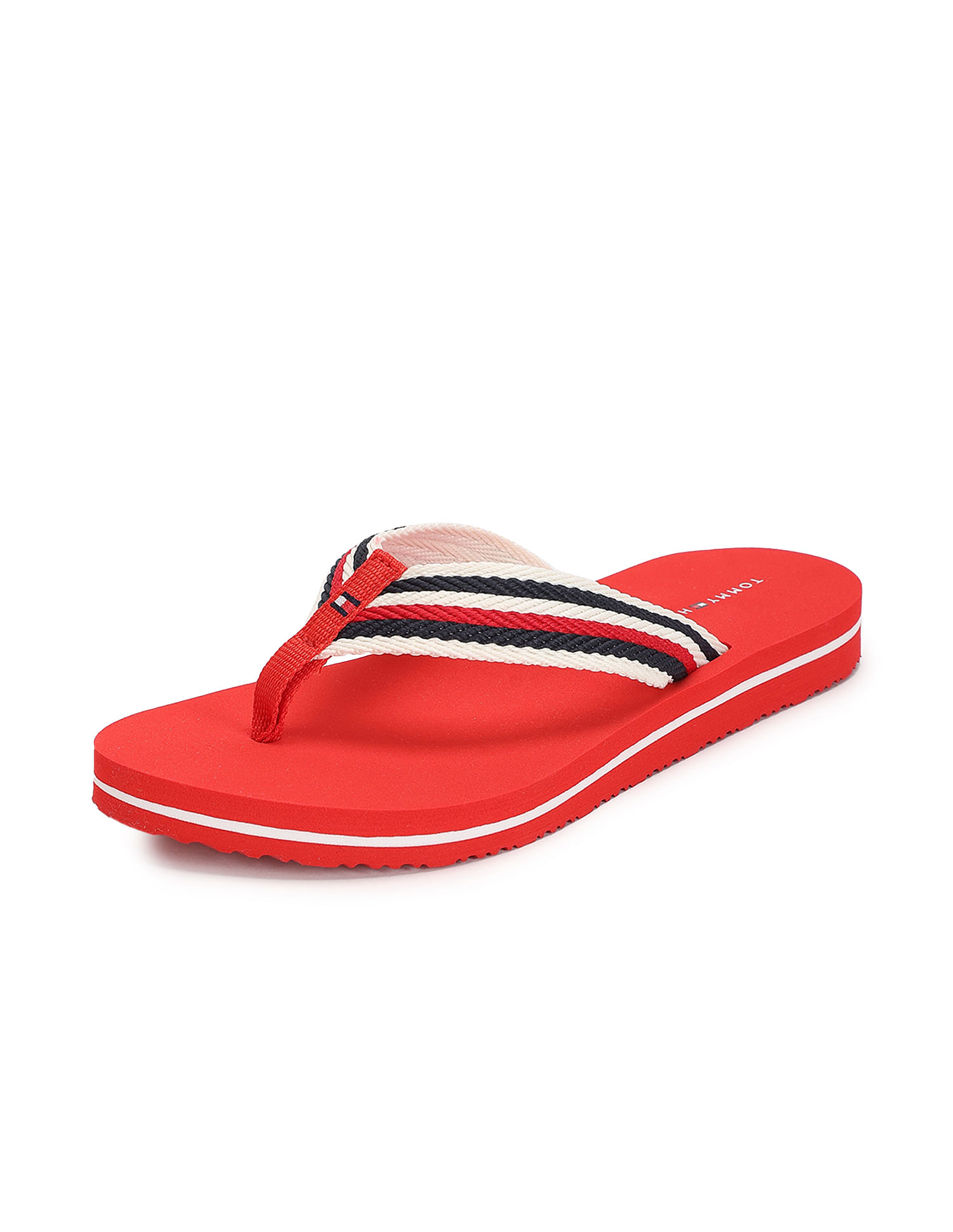 Buy Tommy Hilfiger Women Brand Stripe Essential Flip Flops NNNOW