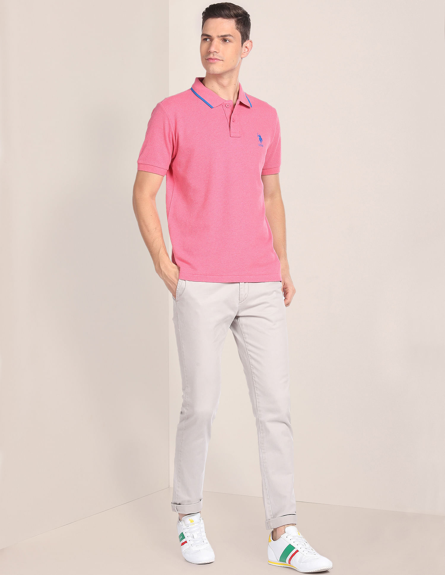 Buy U.S. Polo Assn. Cotton Luxury Polo Shirt - NNNOW.com