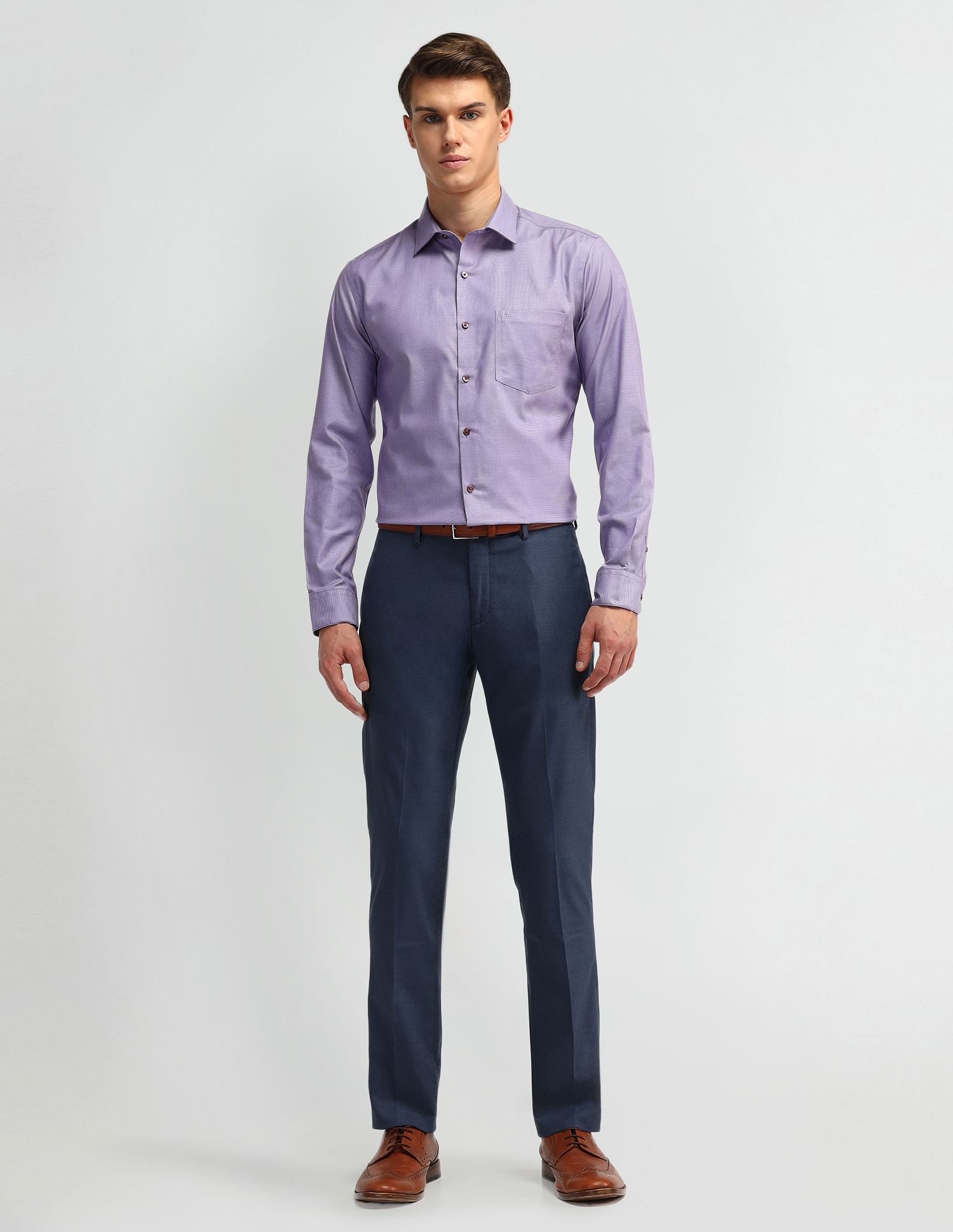 Arrow Liberty Classic Fit Textured Shirt