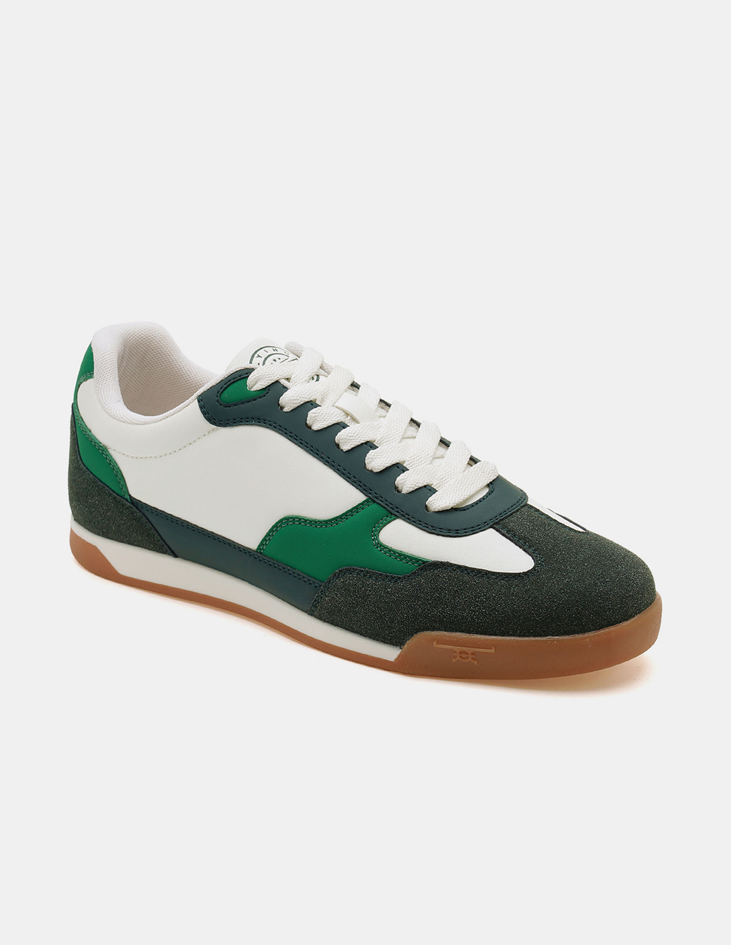 Flying Machine Men Hudson Colorblocked Suede Sneakers