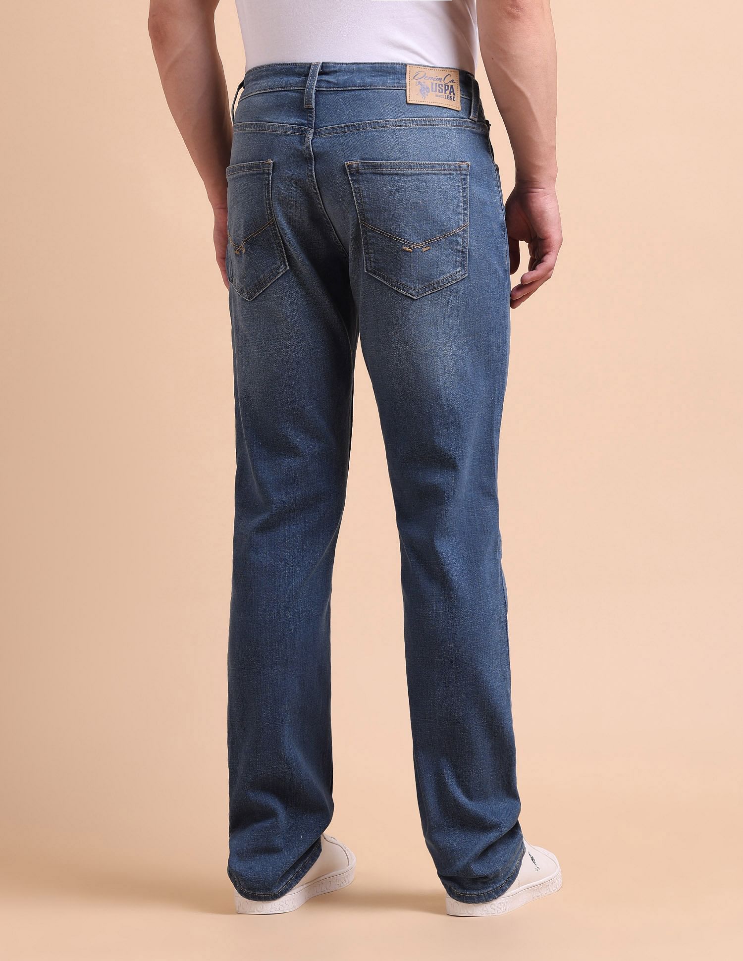 U.S. Polo Assn. Denim Co. Harold Slim Straight Fit Blue Jeans