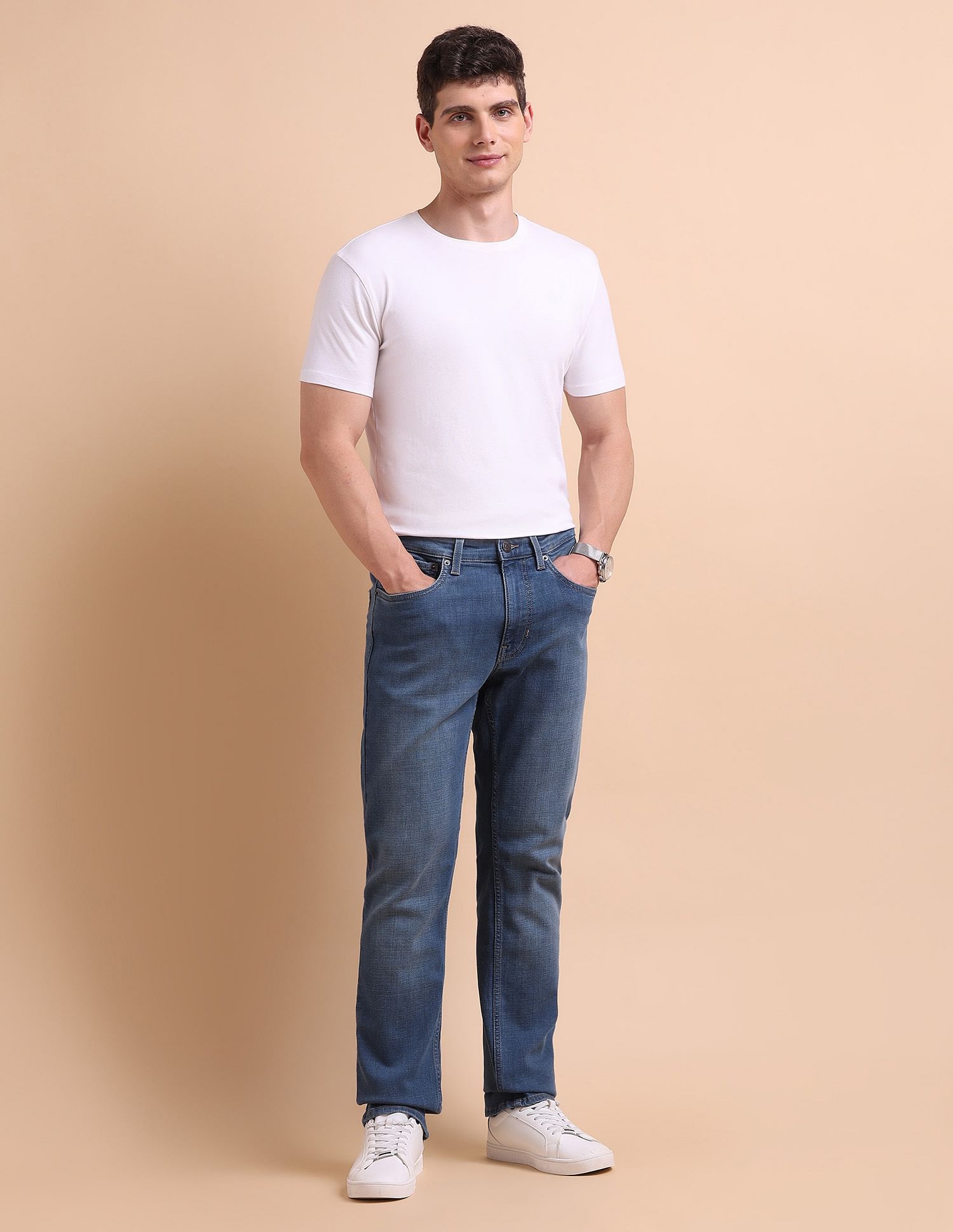 U.S. Polo Assn. Denim Co. Harold Slim Straight Fit Blue Jeans