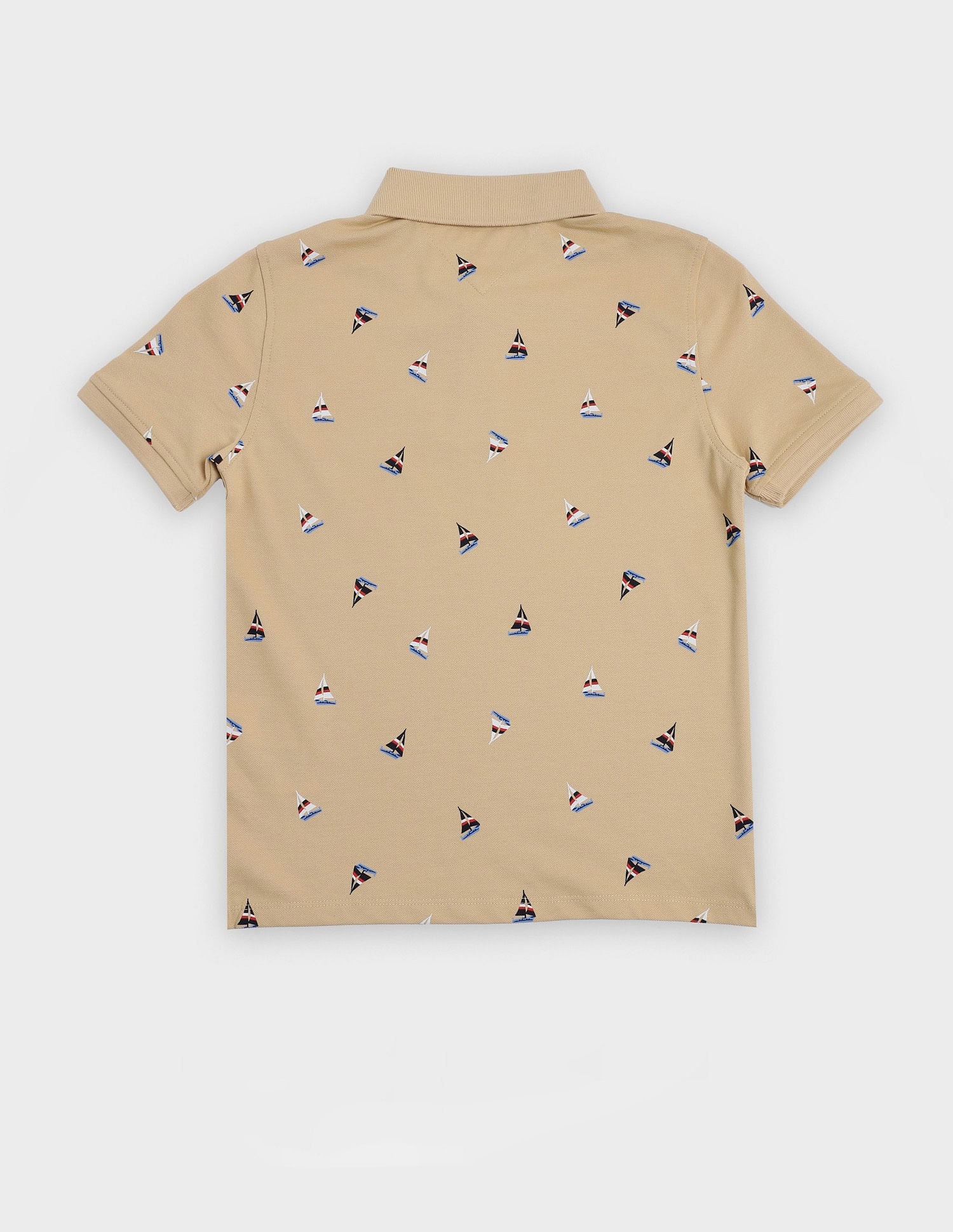 Tommy Hilfiger Kids Boys Printed Regular Fit Cotton Polo